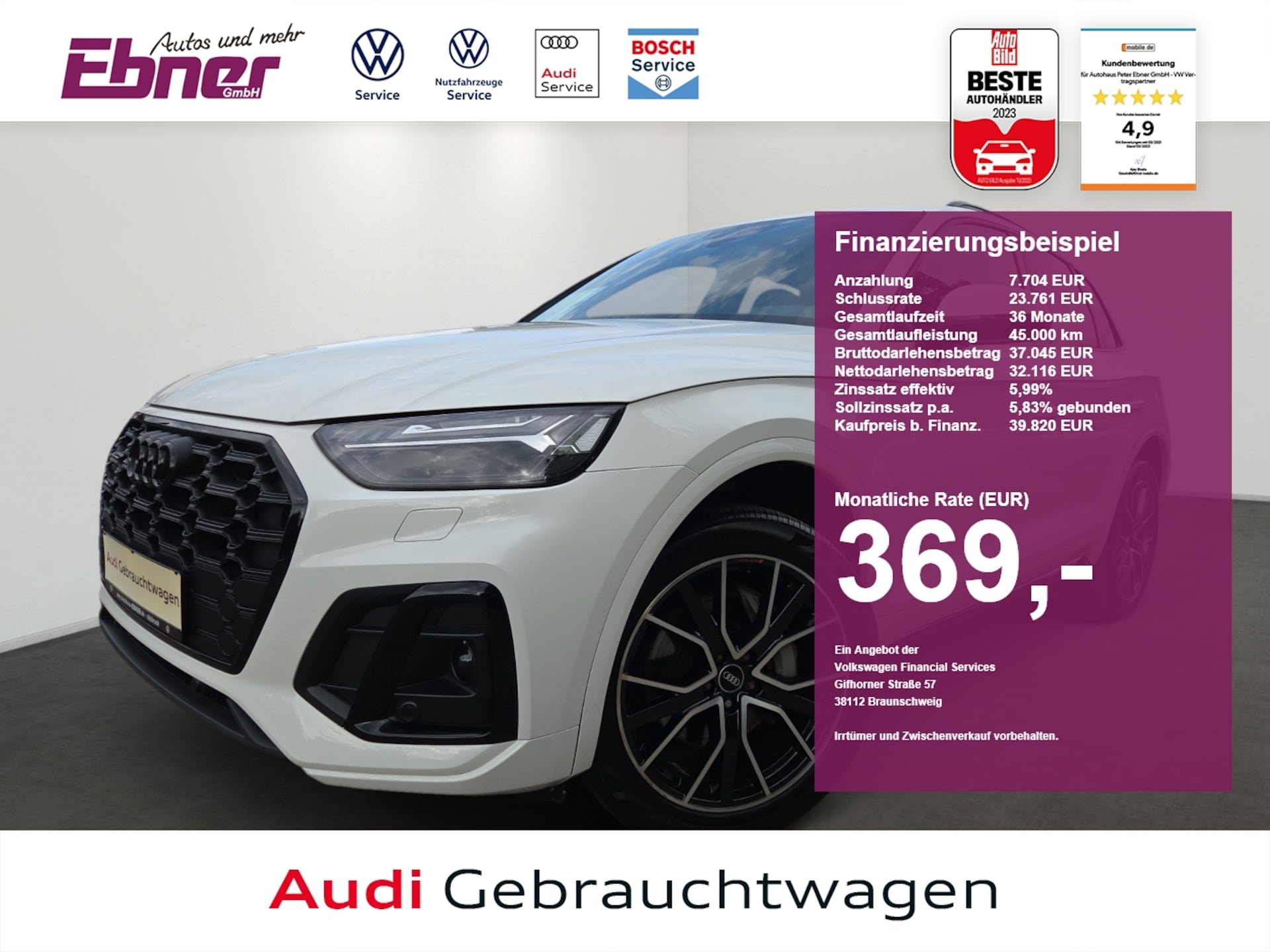 Audi Q5 TFSI e S line
