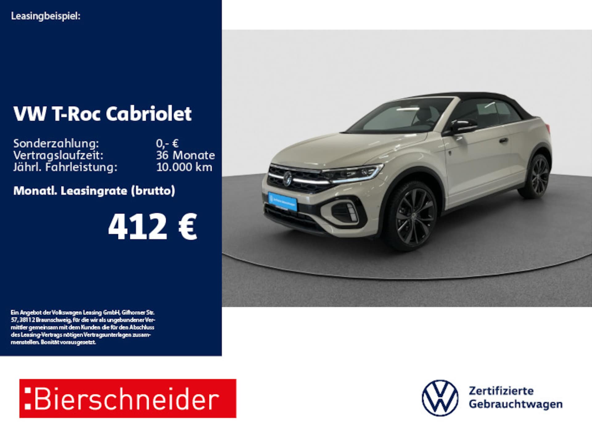 Volkswagen T-Roc Cabriolet R-Line