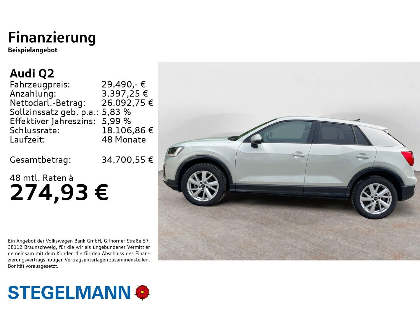 Bild über Audi Q2 advanced 35 TFSI S tronic - für weitere Informationen kontaktieren Sie den Audi Partner