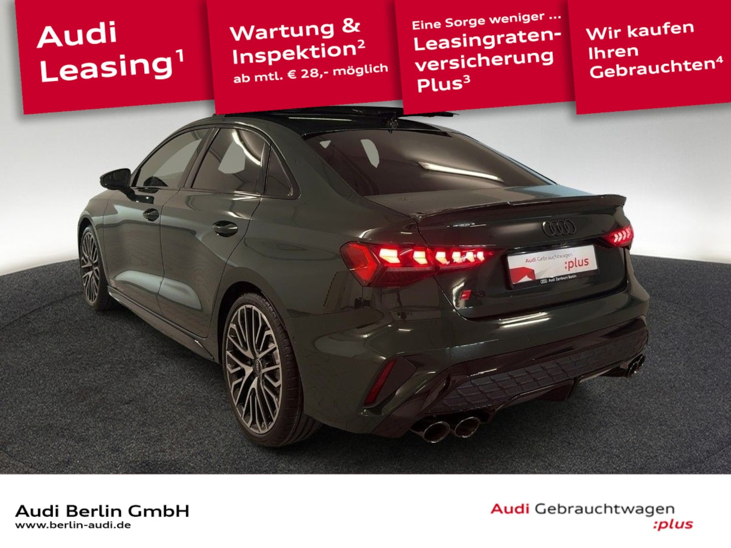 Bild über Audi S3 Limousine TFSI quattro S tronic - für weitere Informationen kontaktieren Sie den Audi Partner