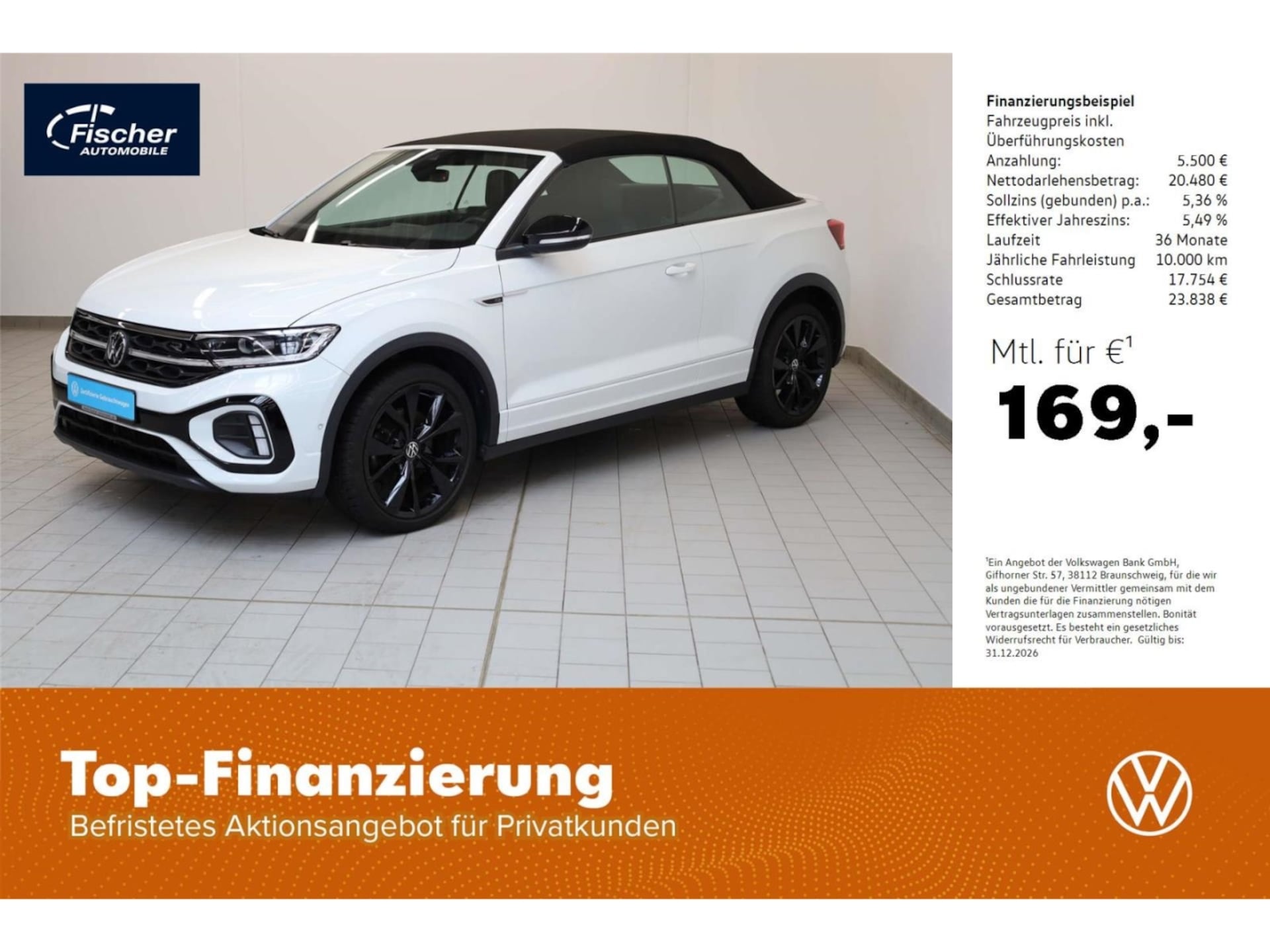 Volkswagen T-Roc Cabriolet R-Line