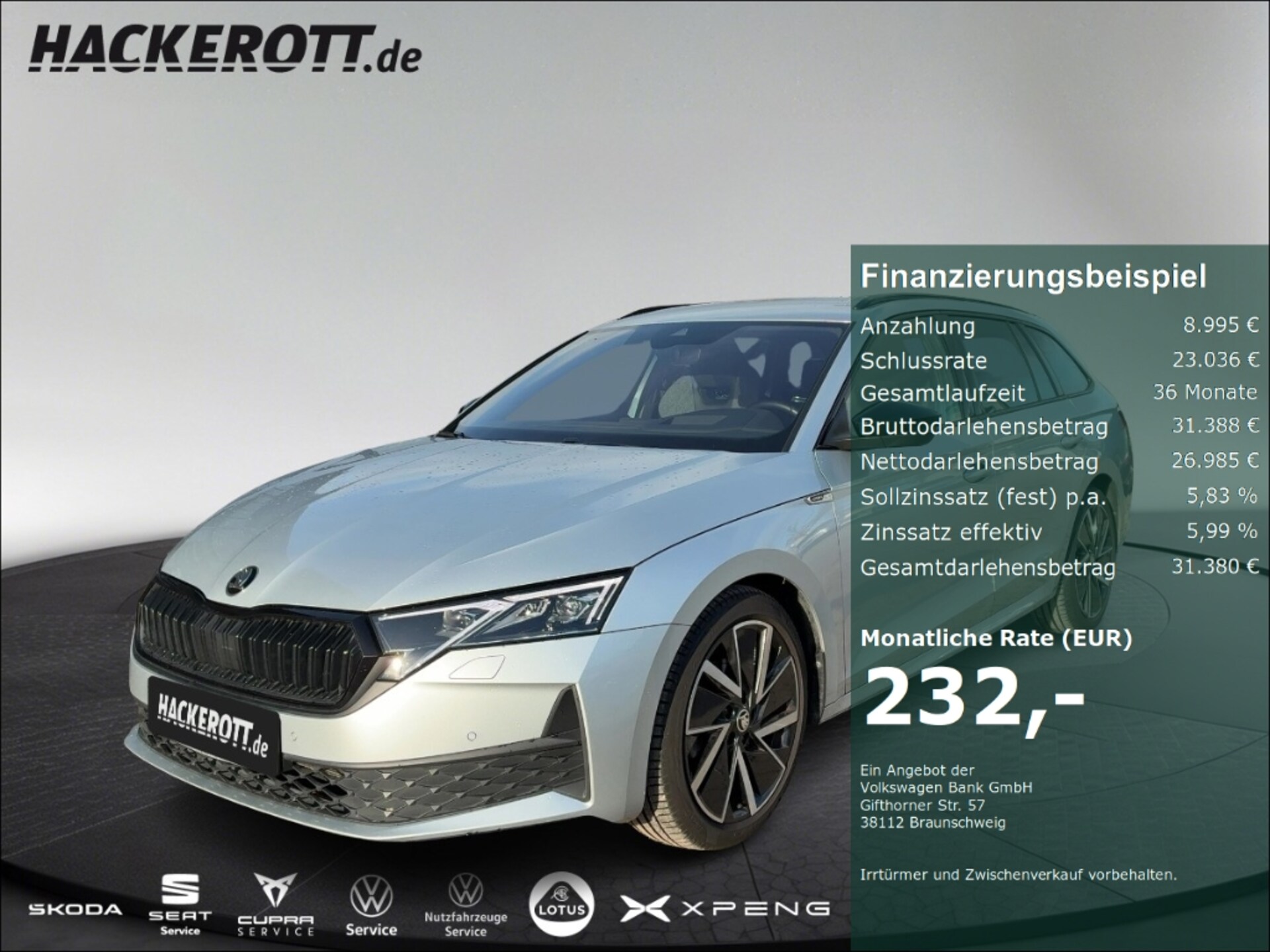 Skoda Octavia Combi Sportline