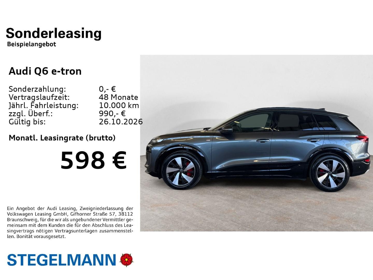 Bild über Audi Q6 SUV e-tron e-tron - für weitere Informationen kontaktieren Sie den Audi Partner
