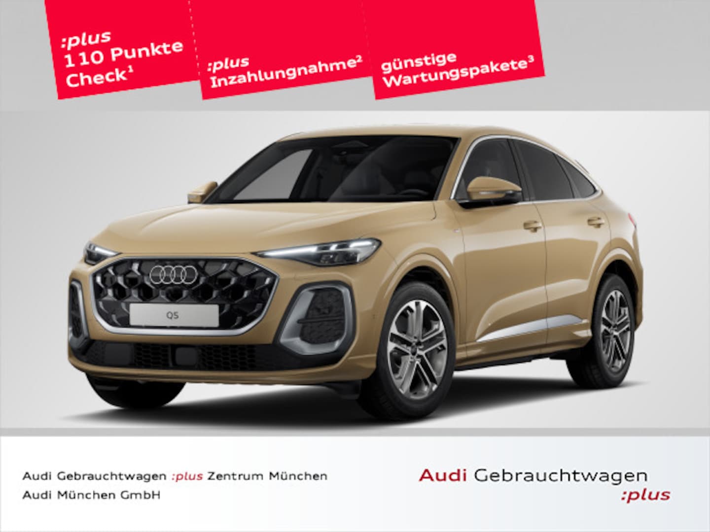 Bild über Audi Q5 Sportback TFSI 150 kW S tronic - für weitere Informationen kontaktieren Sie den Audi Partner