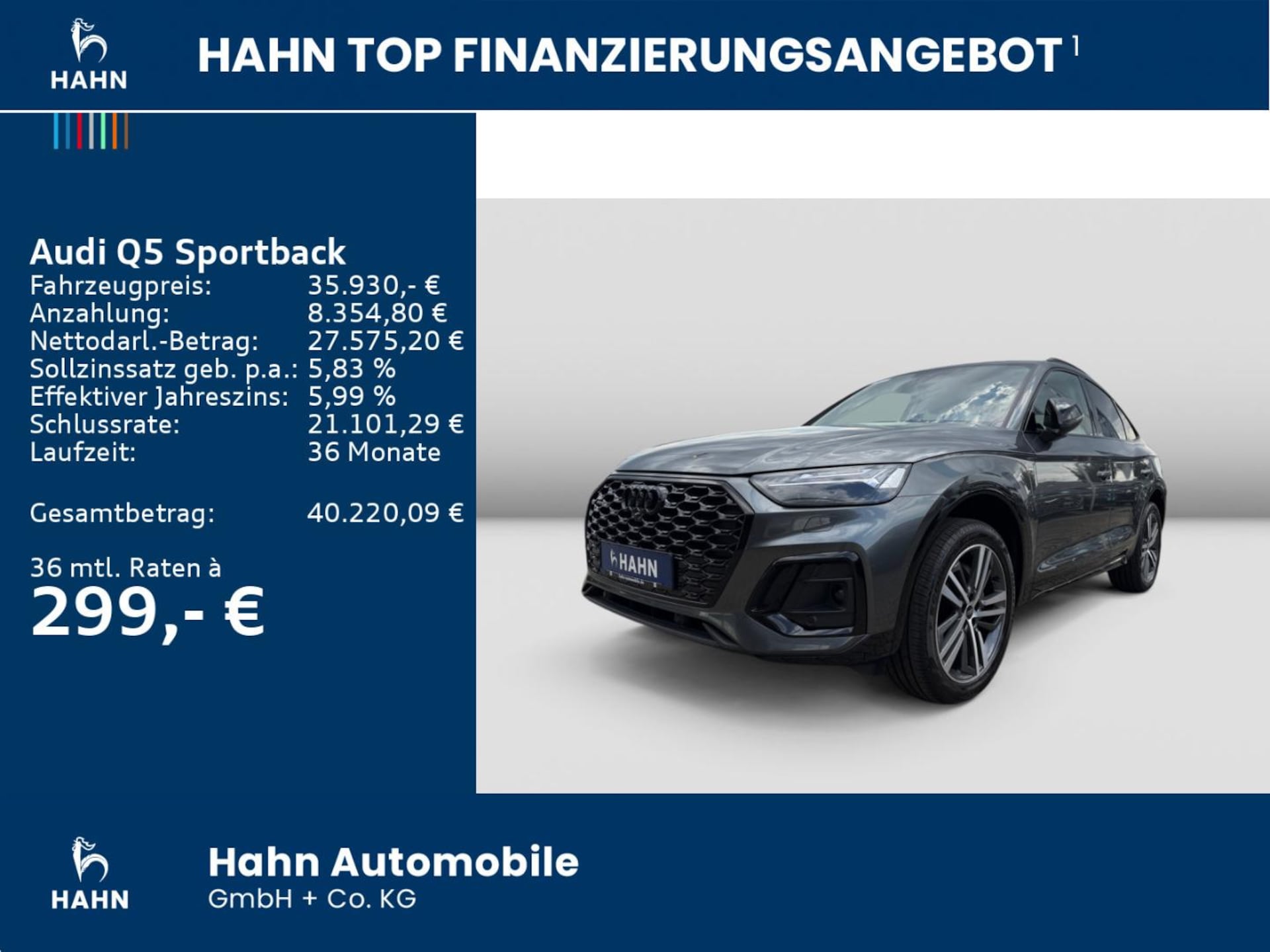 Audi Q5 Sportback S line