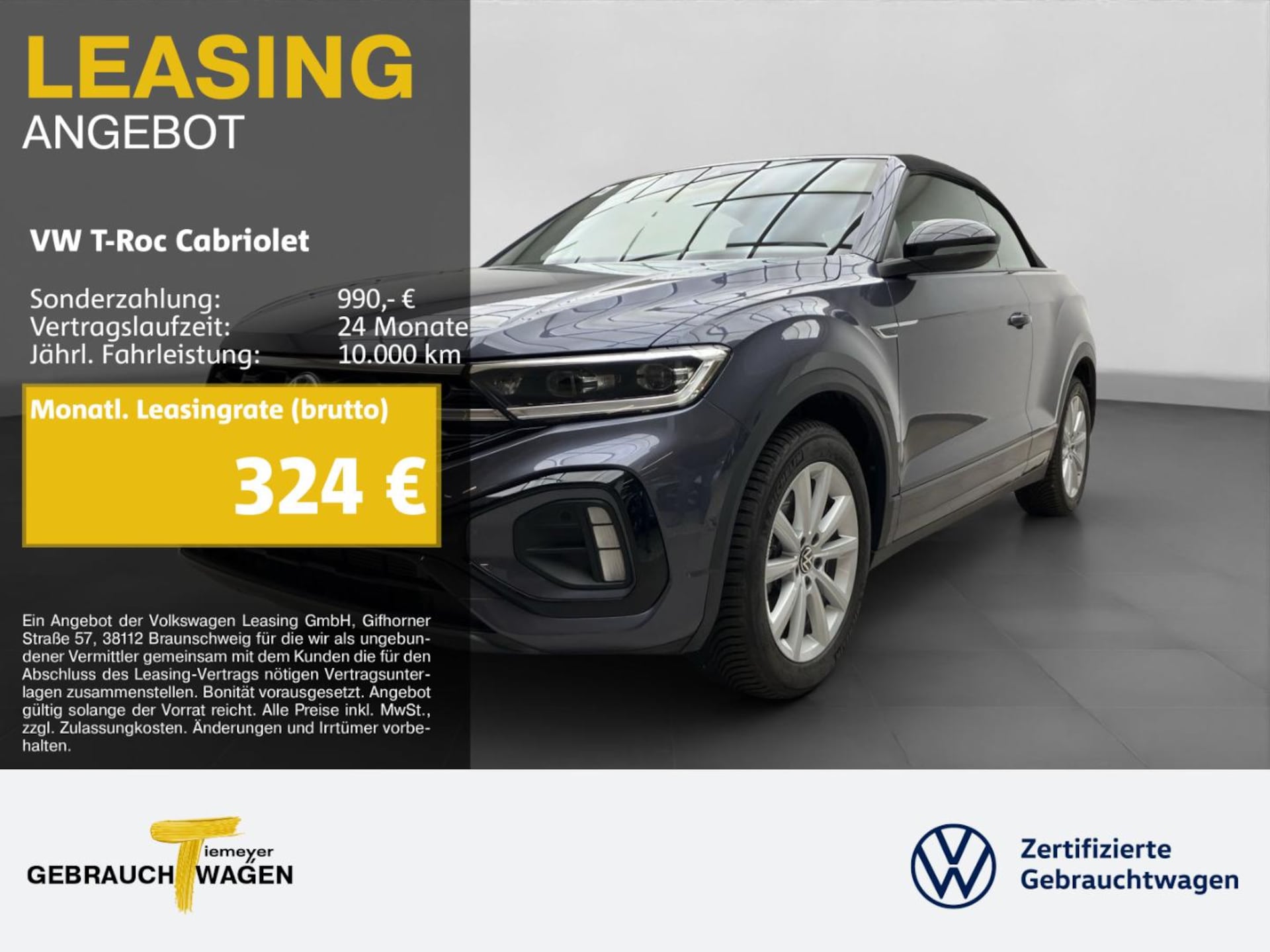 Volkswagen T-Roc Cabriolet R-Line