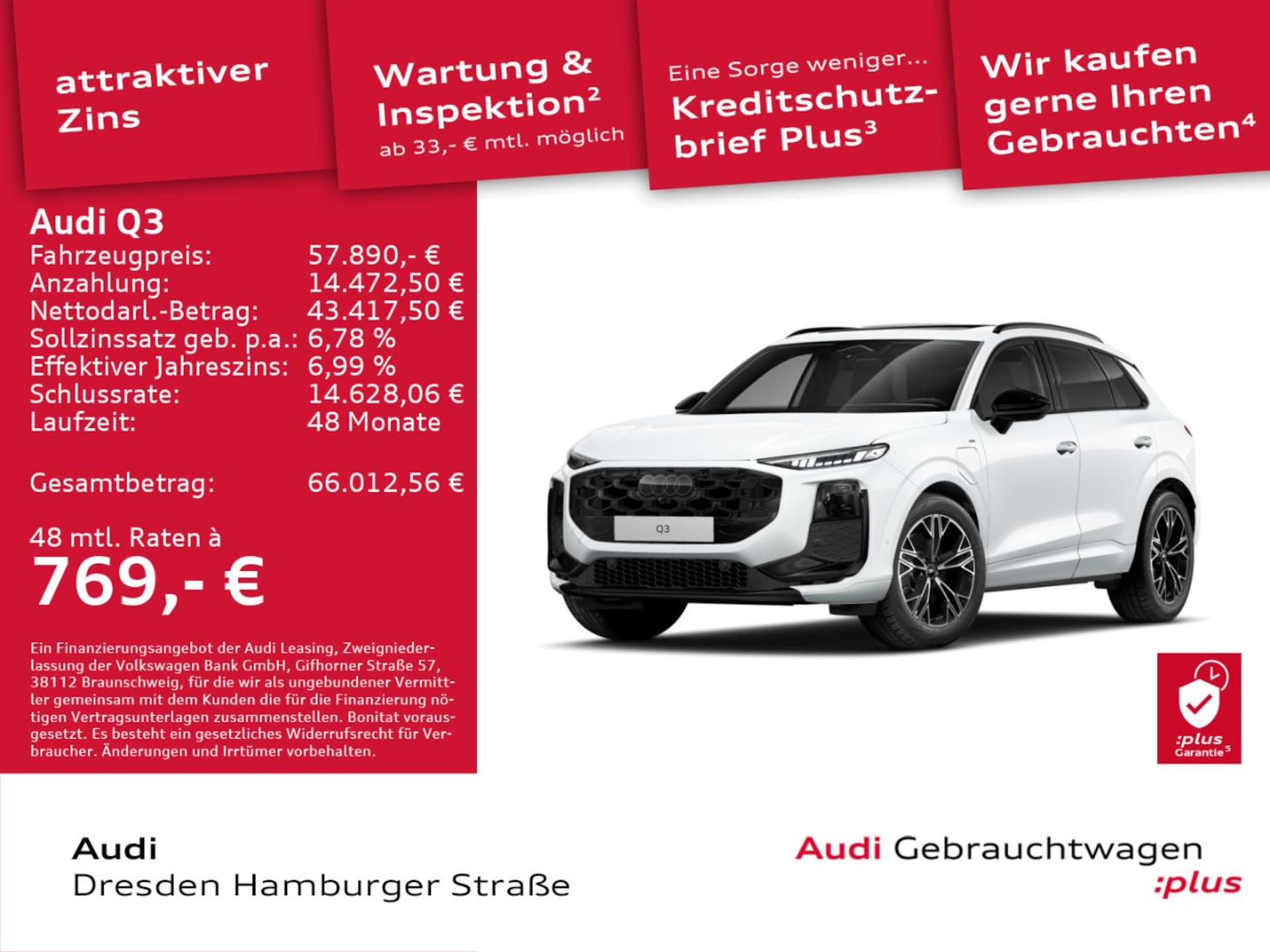 Audi Q3 SUV e-hybrid