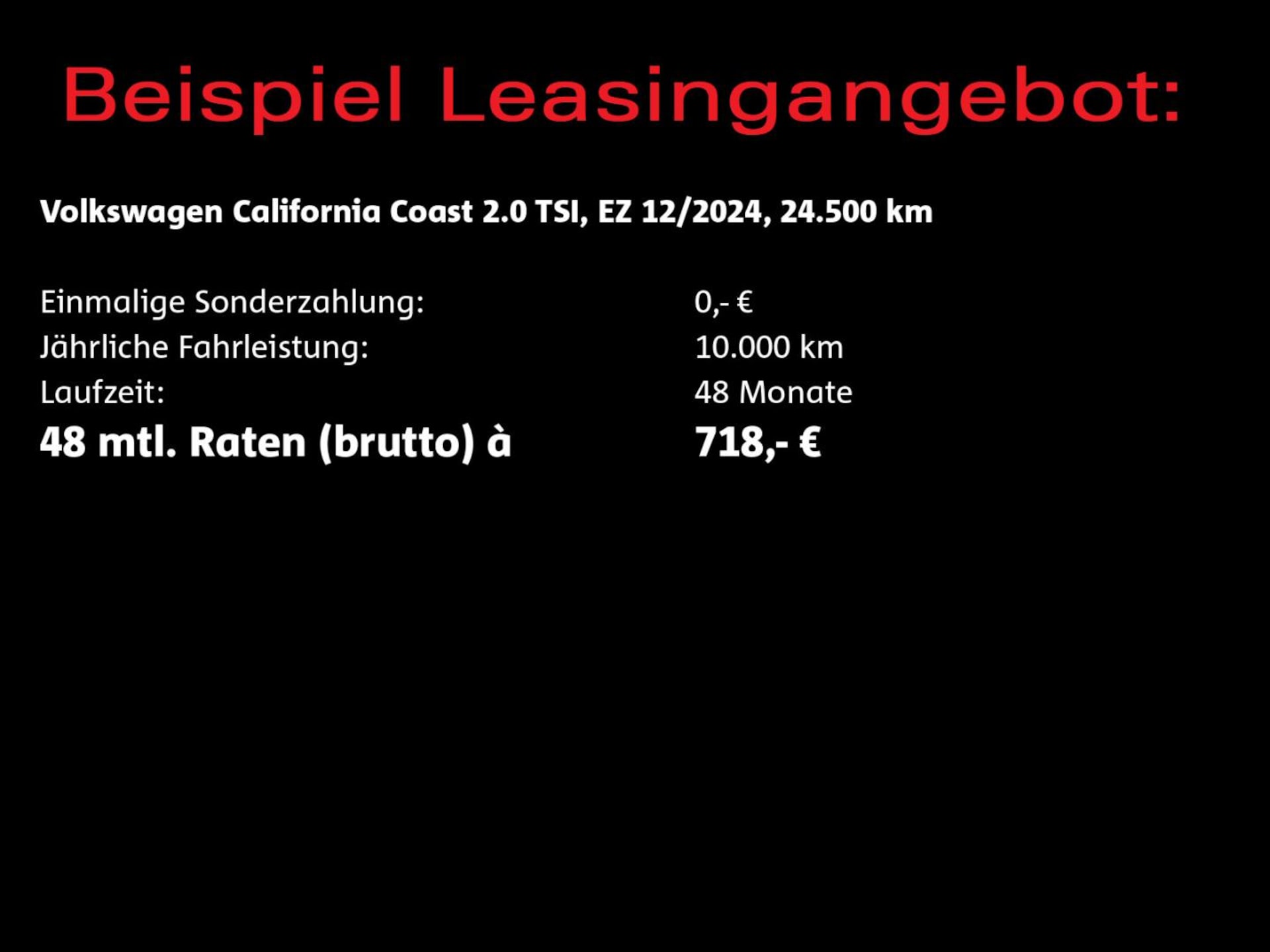 Volkswagen California Coast