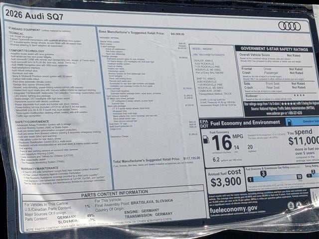 2026 Audi SQ7 Prestige - Photo 19
