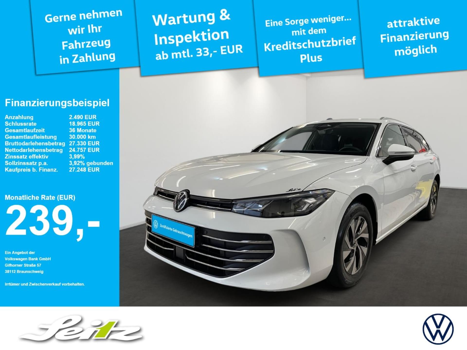 Volkswagen Passat — Volkswagen Passat 1.5 eTSI Business *HEAD-UP*KAMERA*NAVI*
