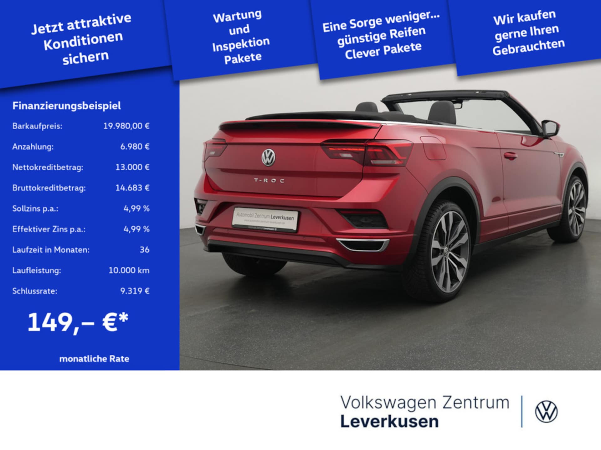 Volkswagen T-Roc Cabriolet R-Line