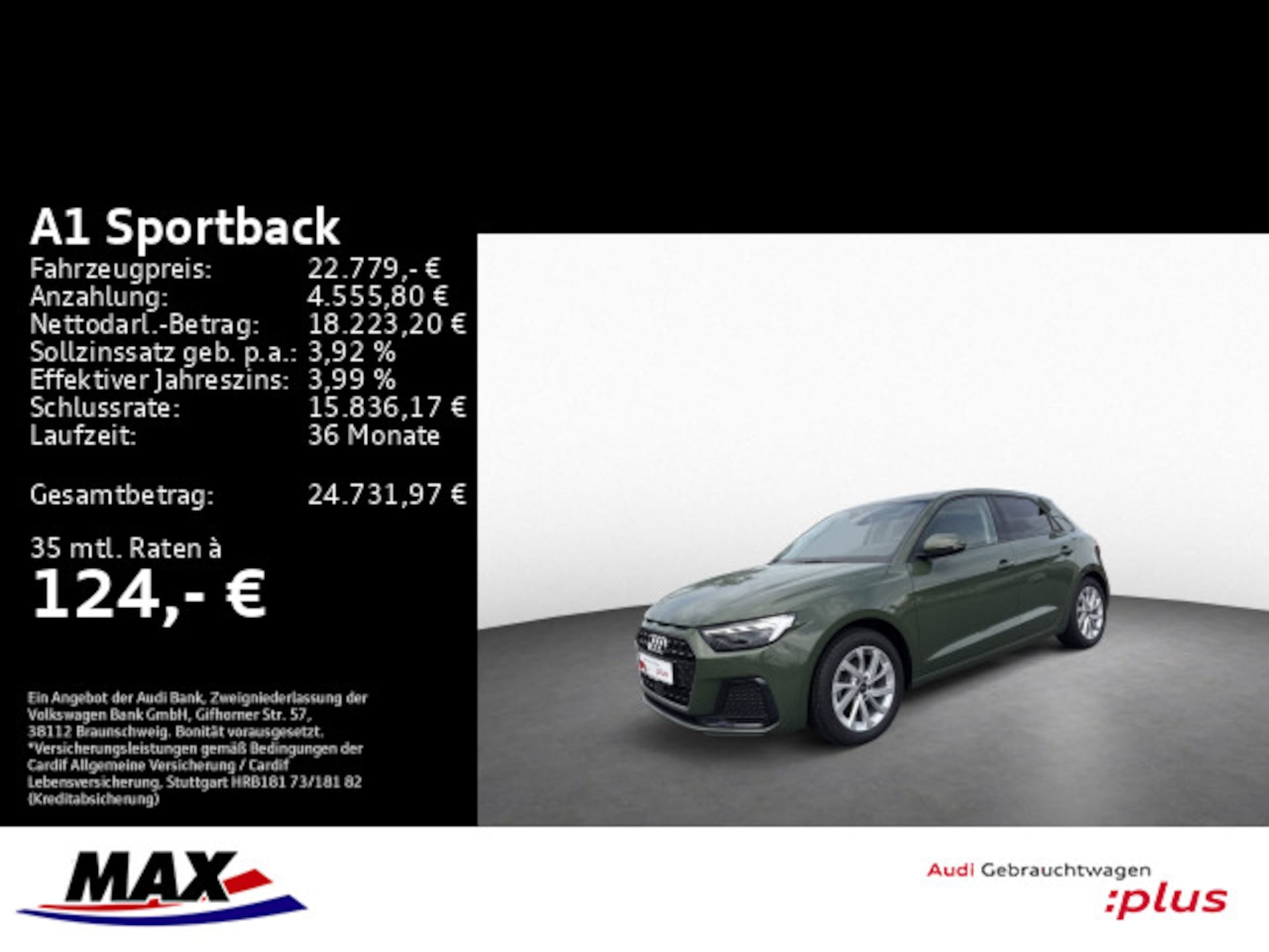 Audi A1 Sportback Advanced