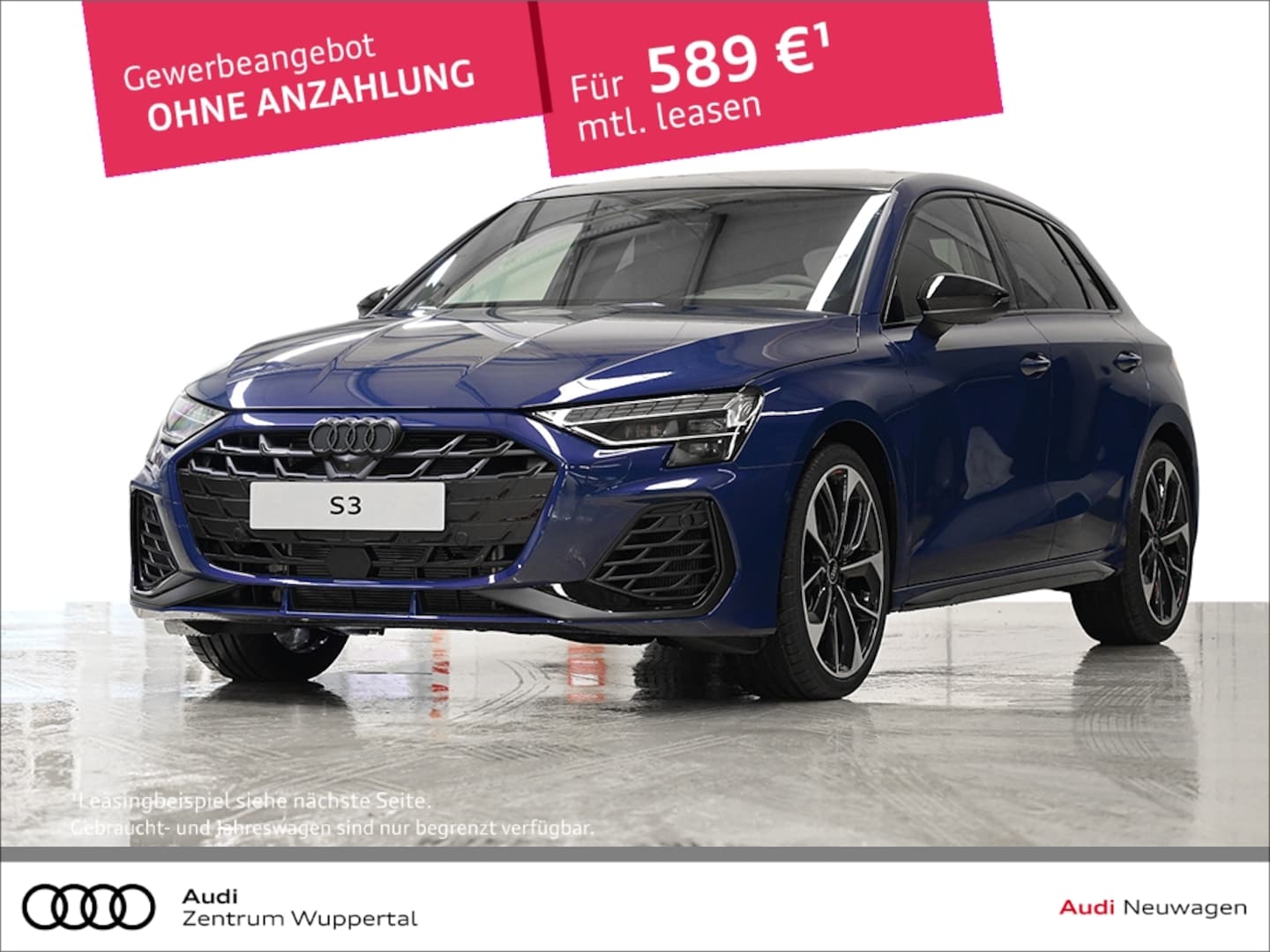 Bild über Audi S3 Sportback TFSI quattro S tronic - für weitere Informationen kontaktieren Sie den Audi Partner