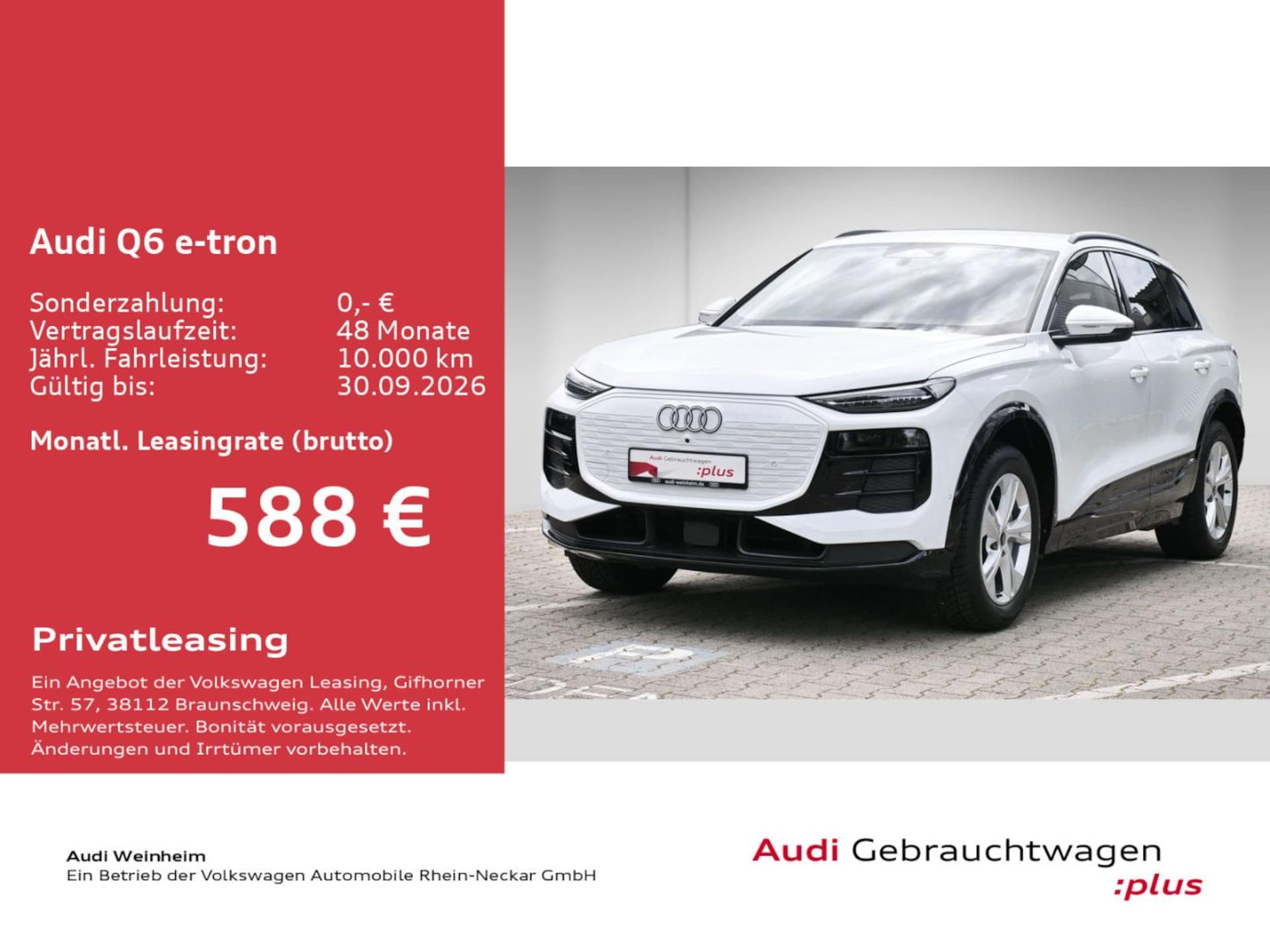 Audi Q6 SUV e-tron