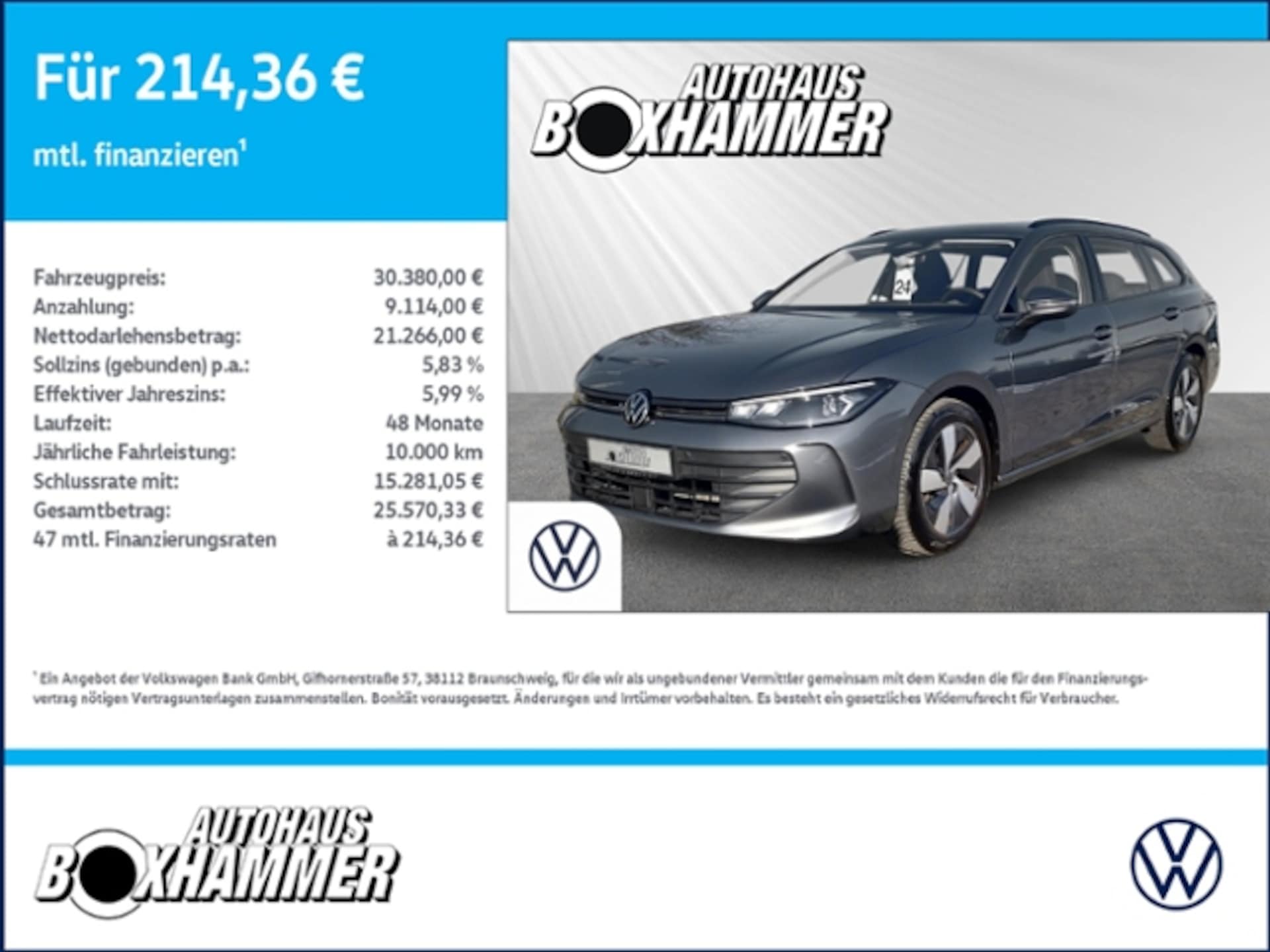 Volkswagen Passat Basis-Modell