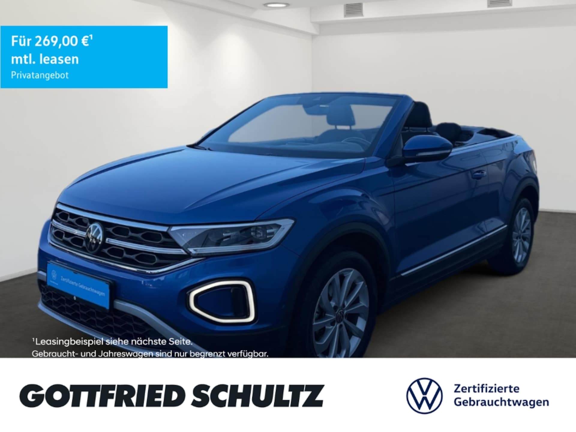 Volkswagen T-Roc Cabriolet — Volkswagen T-Roc Cabriolet Cabriolet STYLE TSI DSG AHK CARPLAY EINPARKHILFE SITZHEIZUNG