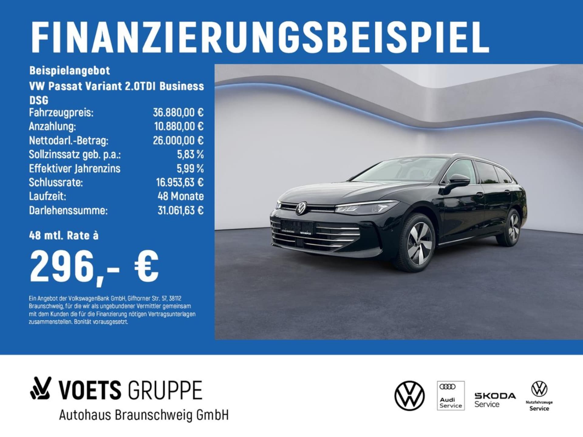 Volkswagen Passat — Volkswagen Passat Passat Variant 2.0TDI Business DSG NAV+AHK+360C...