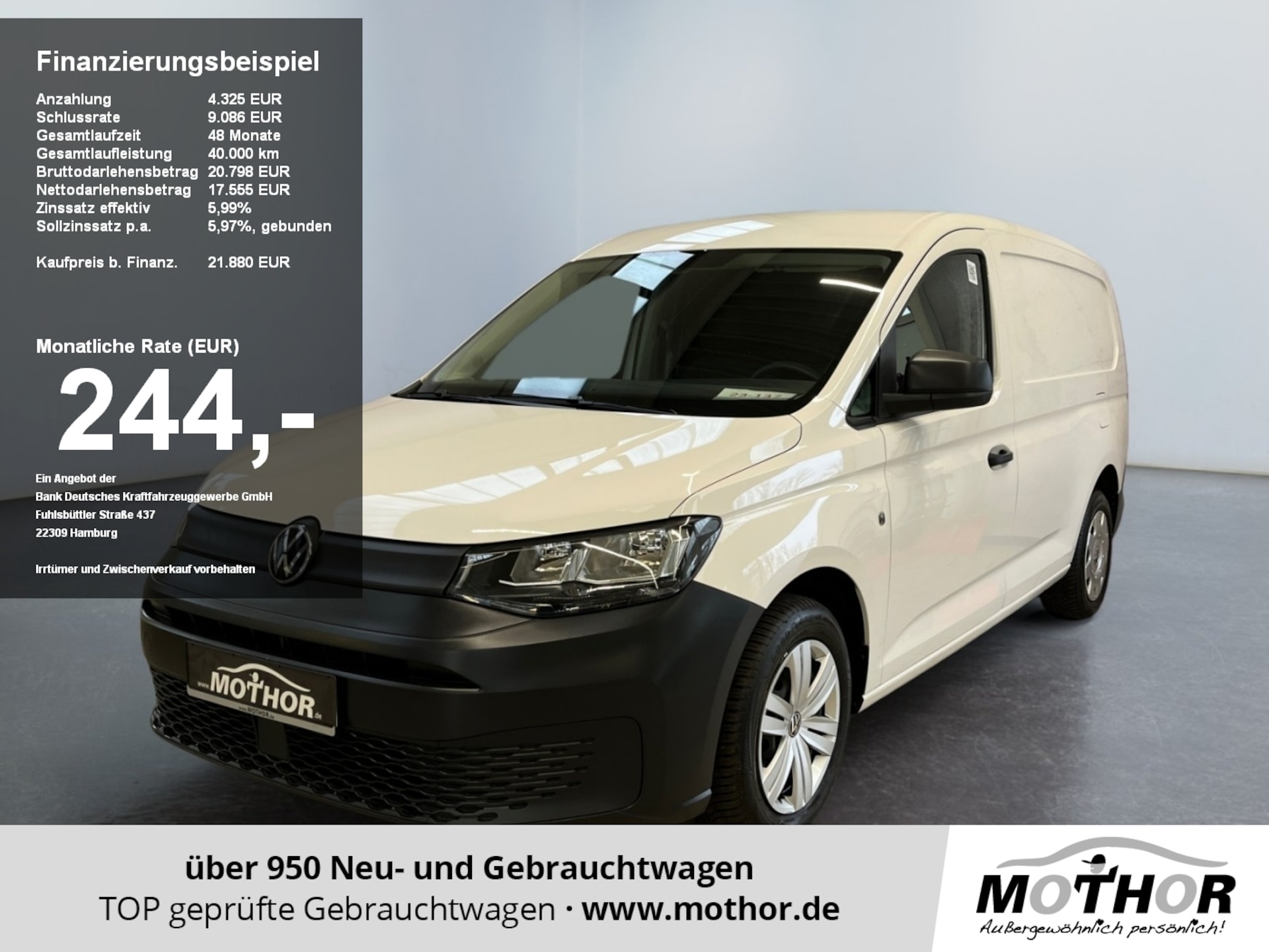 Volkswagen Caddy Maxi Cargo EcoProfi