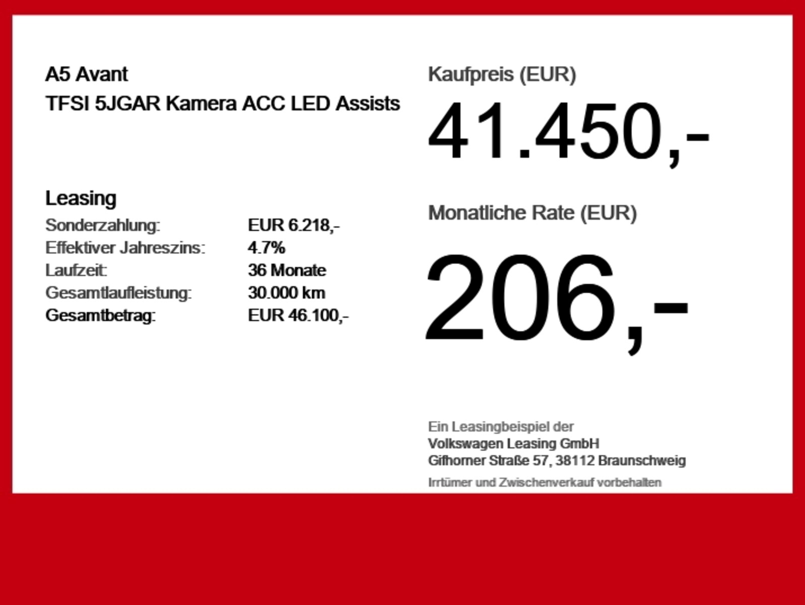 Audi A5 Avant – Bild 6