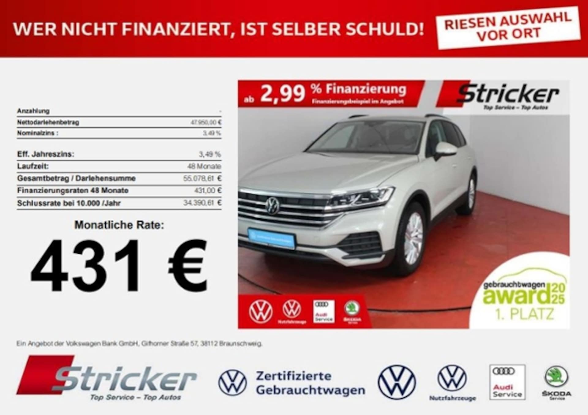 Volkswagen Touareg Basis-Modell