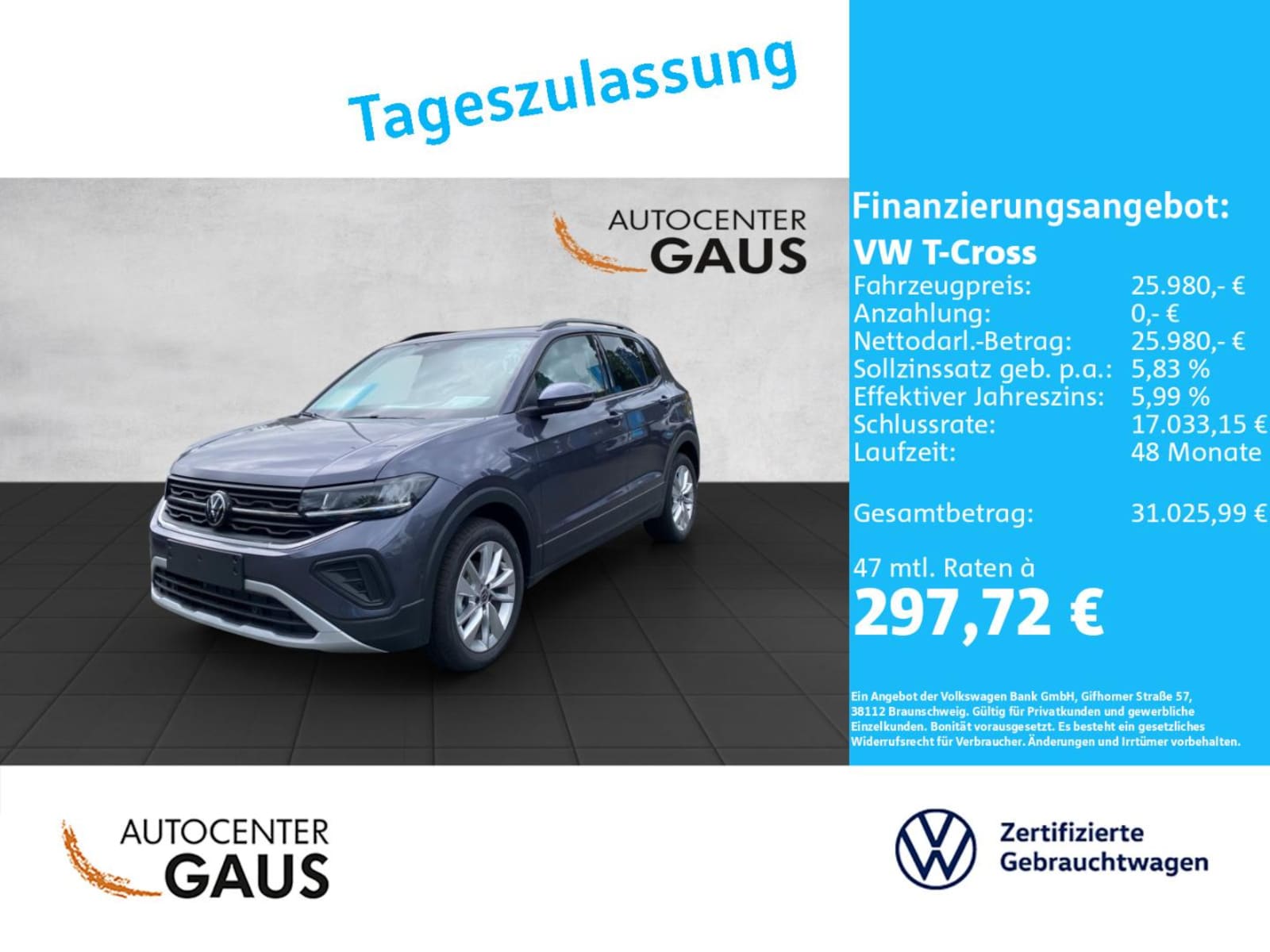 Volkswagen T-Cross – Bild 2