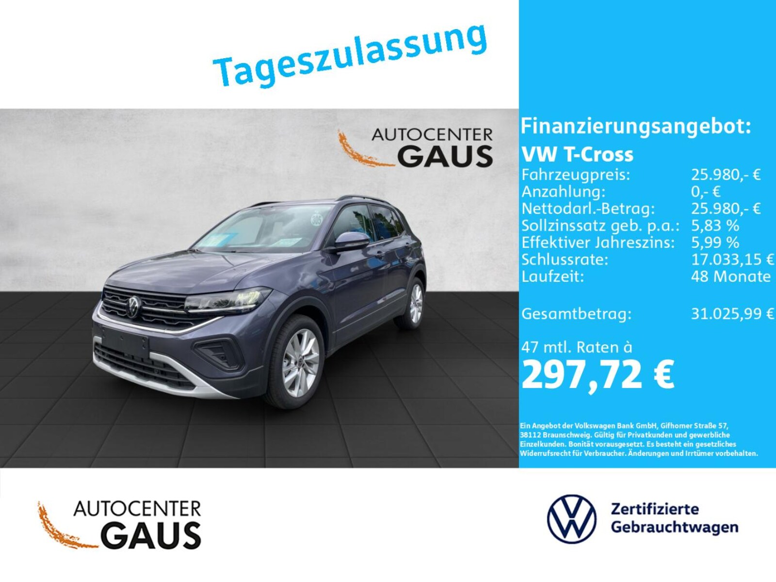 Volkswagen T-Cross – Bild 2