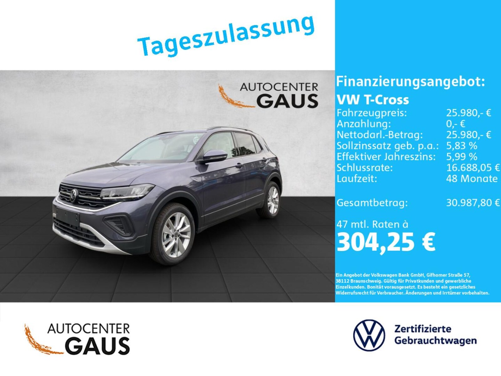 Volkswagen T-Cross – Bild 2