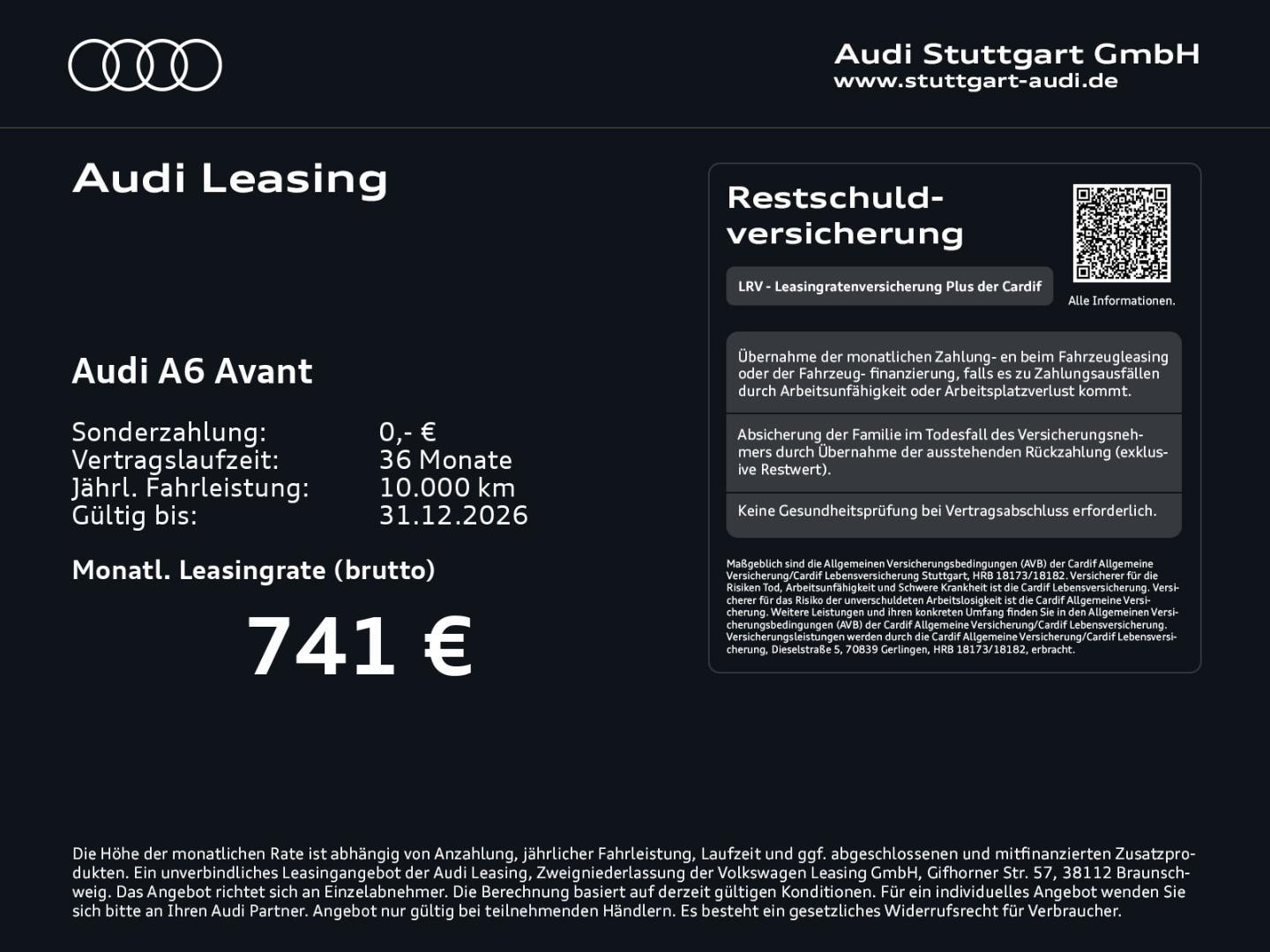 Bild über Audi A6 Avant edition one TDI quattro 150 kW S tronic - für weitere Informationen kontaktieren Sie den Audi Partner