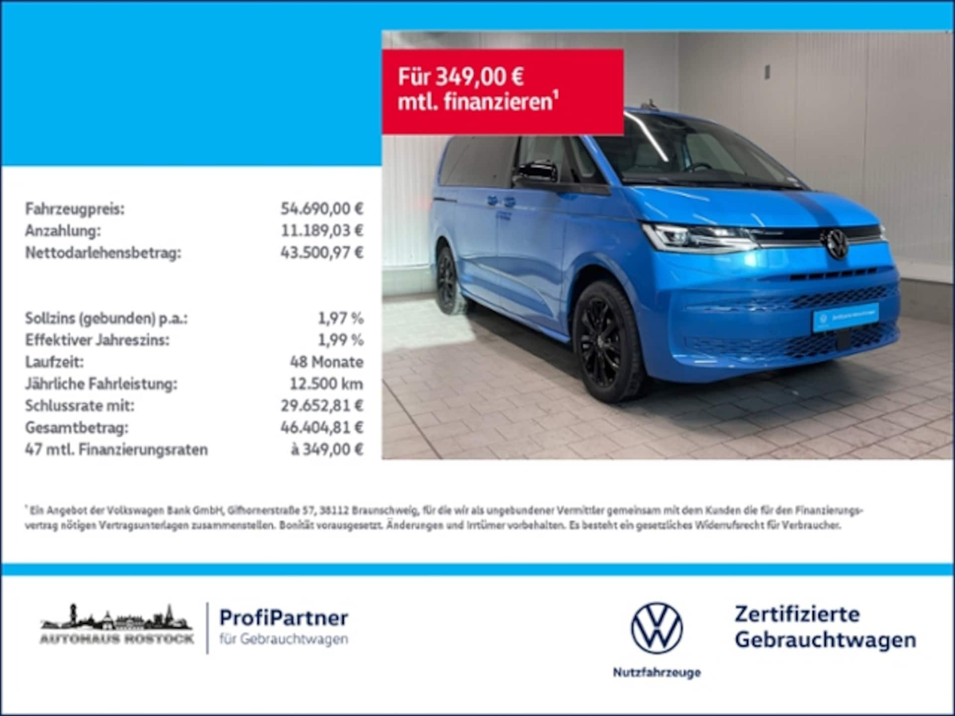 Volkswagen Multivan Langversion Life