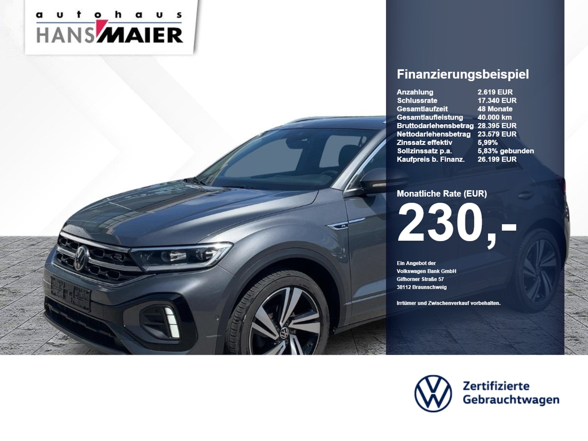 Volkswagen T-Roc R-Line