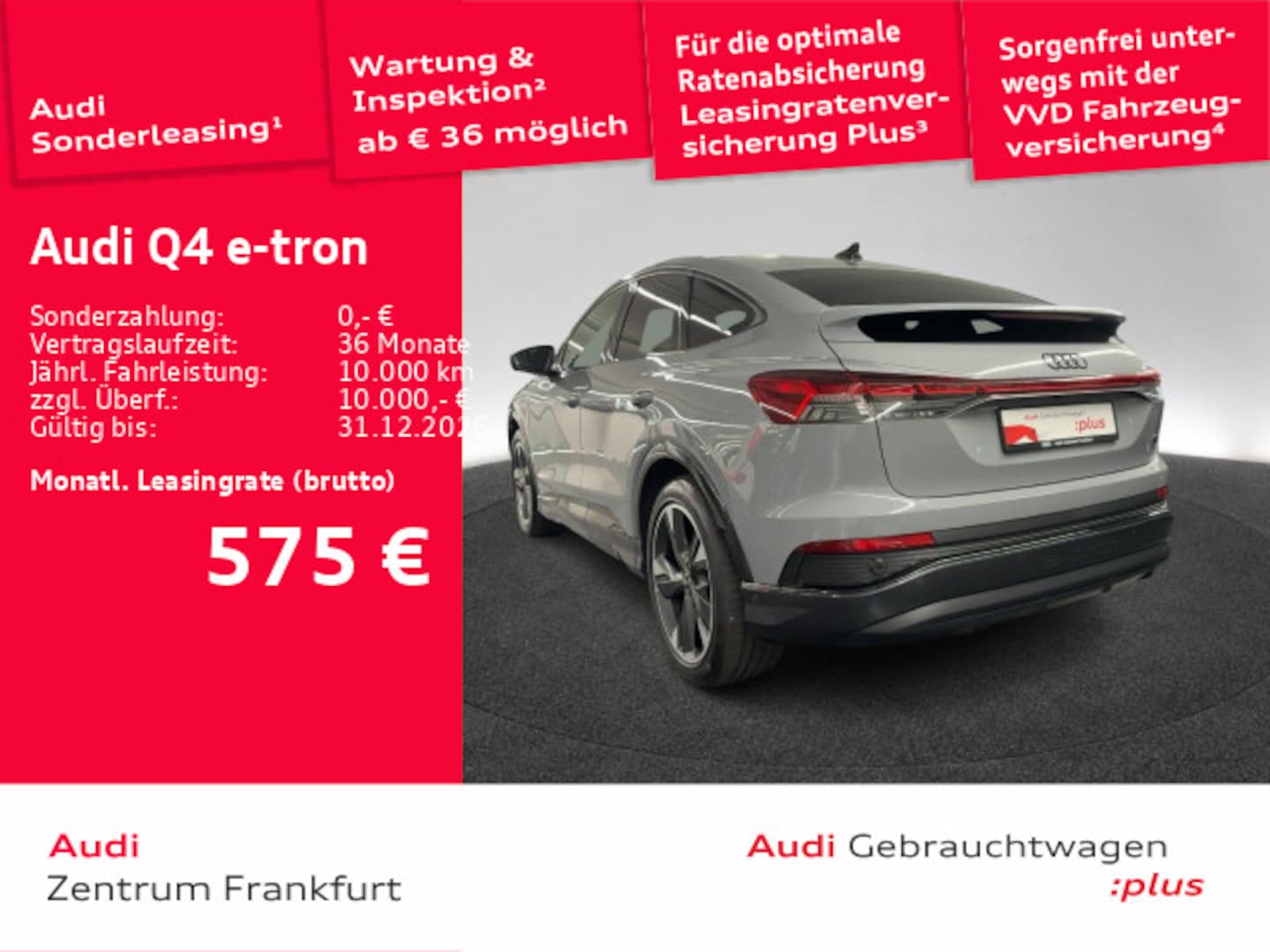 Bild über Audi Q4 Sportback e-tron 55 e-tron quattro - für weitere Informationen kontaktieren Sie den Audi Partner