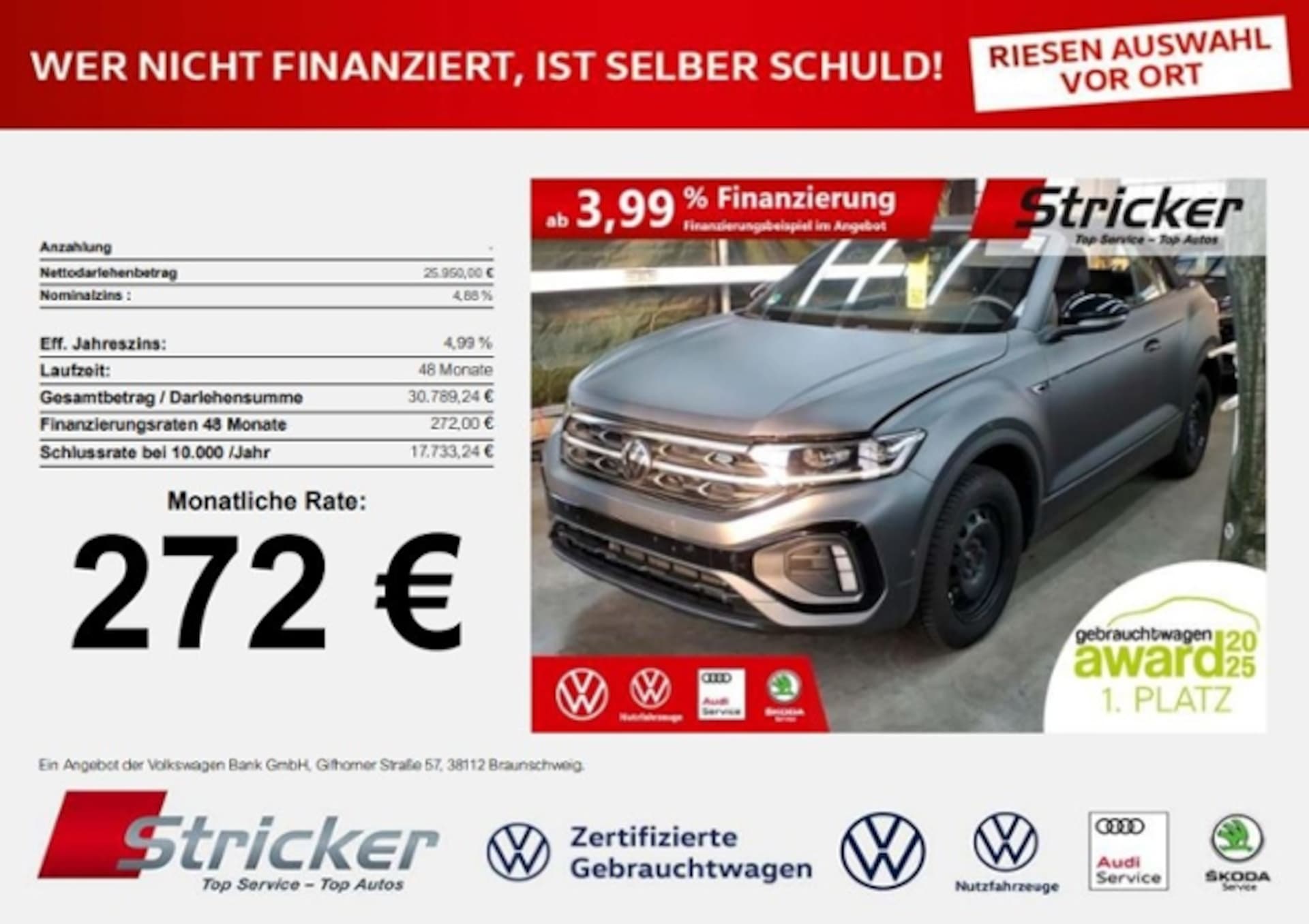 Volkswagen T-Roc Cabriolet R-Line