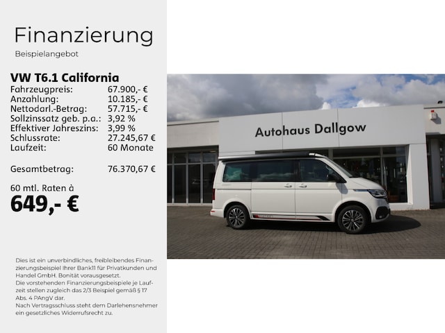 Volkswagen T6.1 California