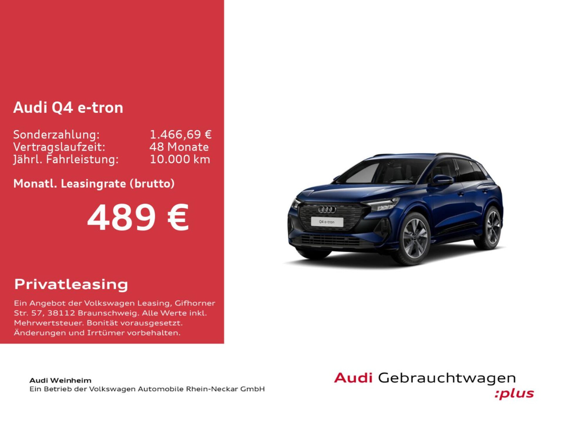 Audi Q4 e-tron