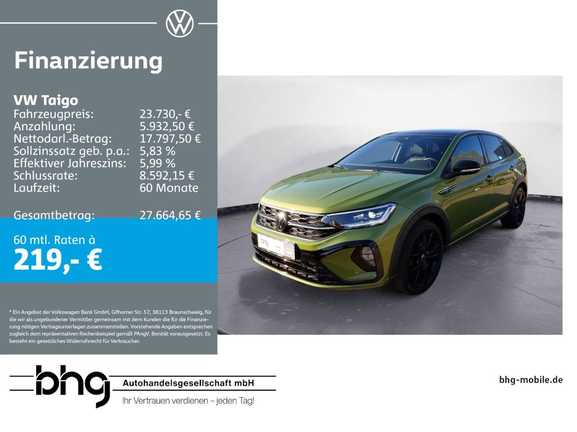 Volkswagen Taigo R-Line