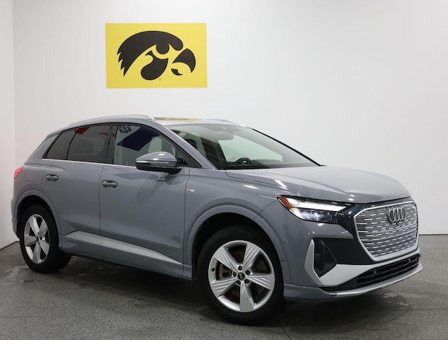 Used 2023 Audi Q4 e-tron Premium Plus with VIN WA1L2BFZXPP034046 for sale in Iowa City, IA