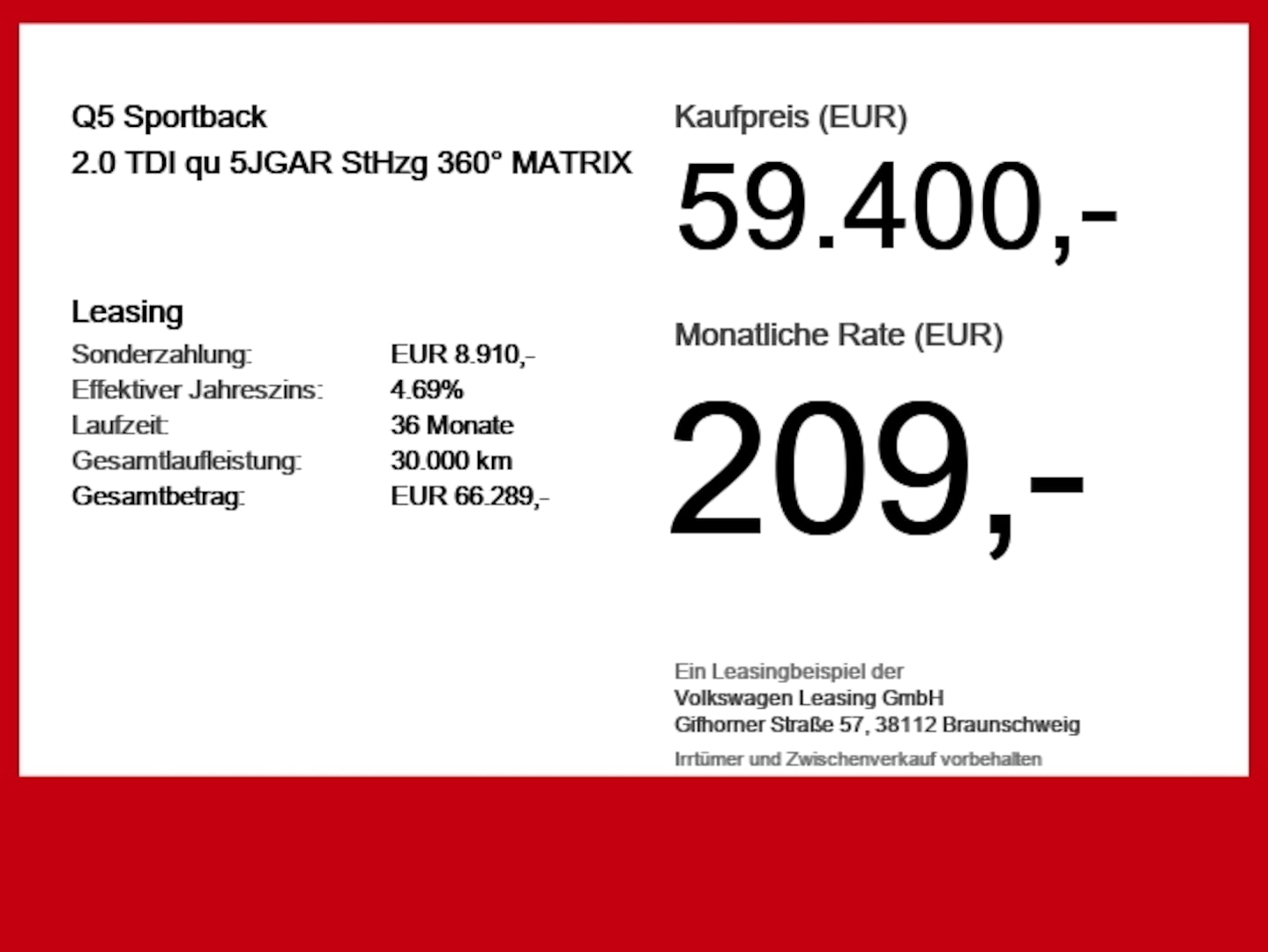 Bild über Audi Q5 Sportback TDI quattro 150 kW S tronic - für weitere Informationen kontaktieren Sie den Audi Partner