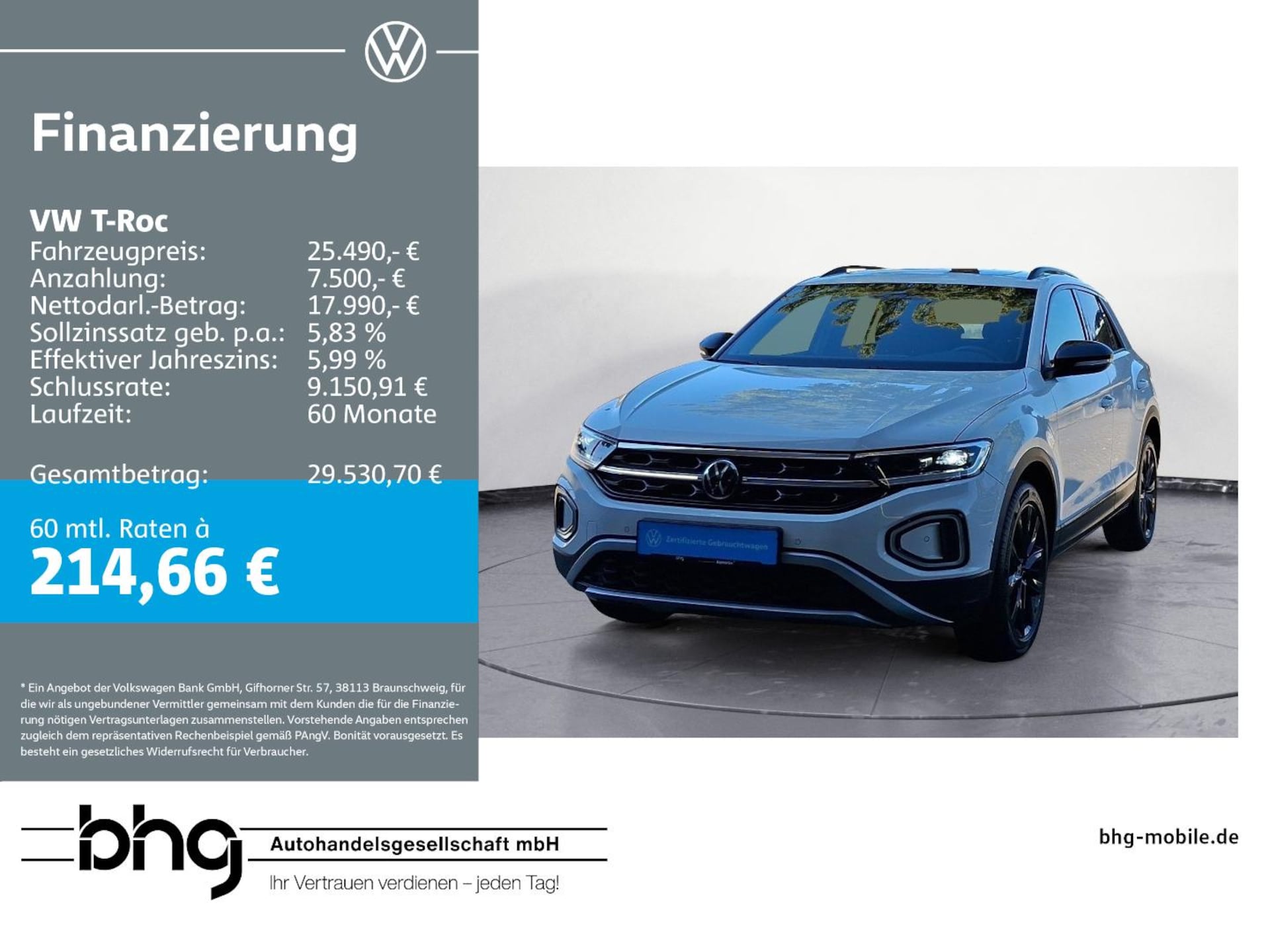 Volkswagen T-Roc Style