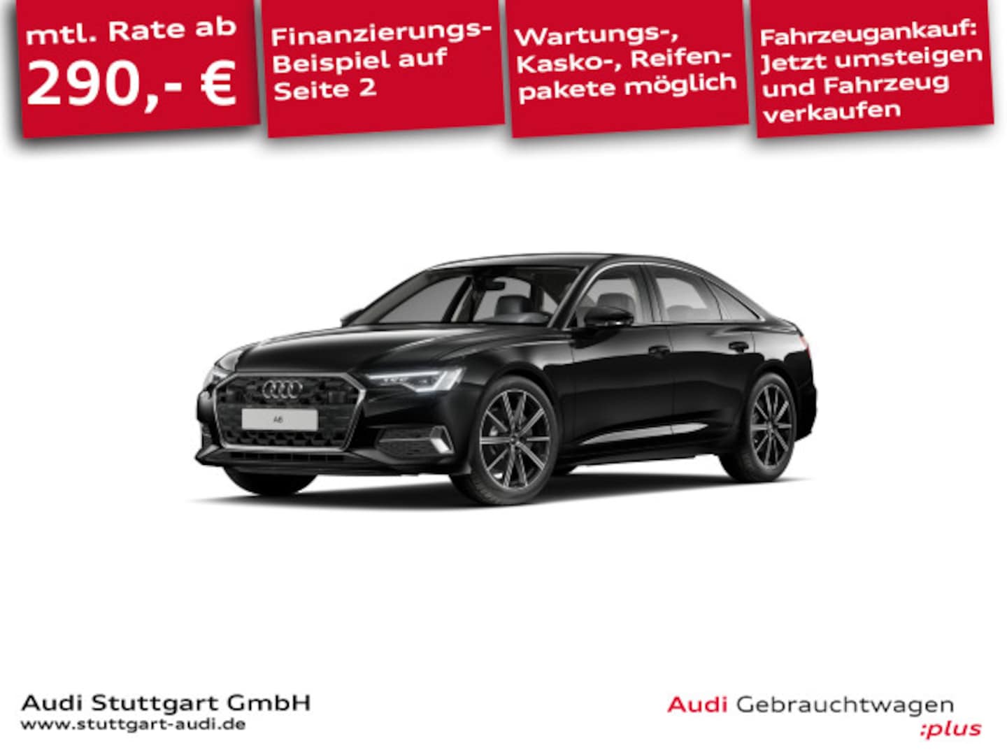 Bild über Audi A6 Limousine advanced 45 TFSI quattro S tronic - für weitere Informationen kontaktieren Sie den Audi Partner