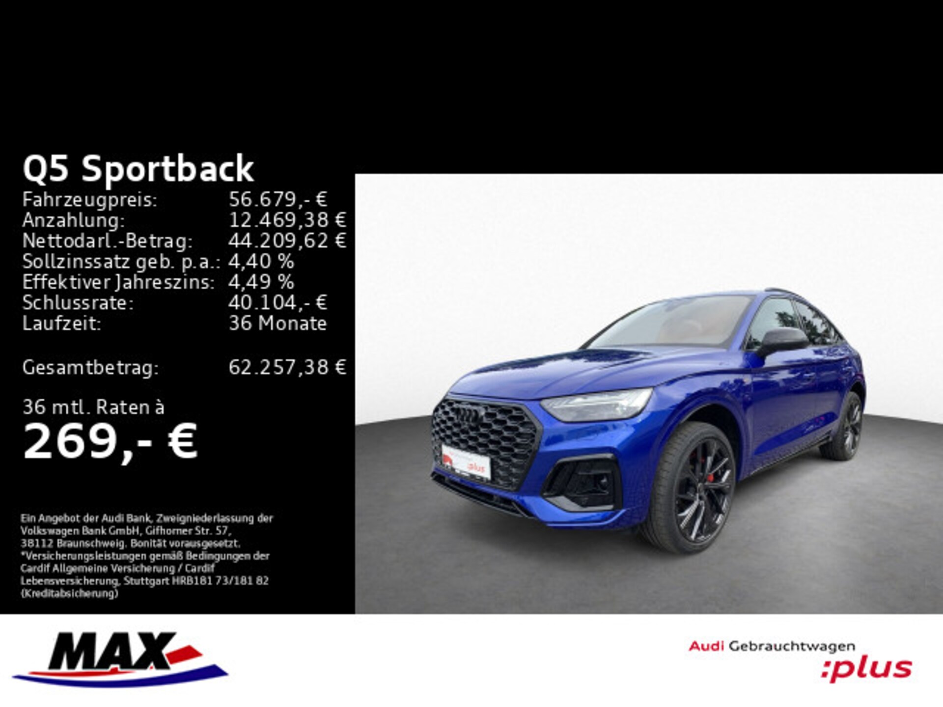 Audi Q5 Sportback TFSI e S line