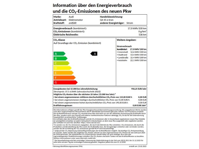 Image about Audi Q4 e-tron 45 e-tron