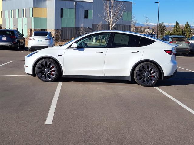 Used 2020 Tesla Model Y Performance with VIN 5YJYGDEF7LF009920 for sale in Parker, CO