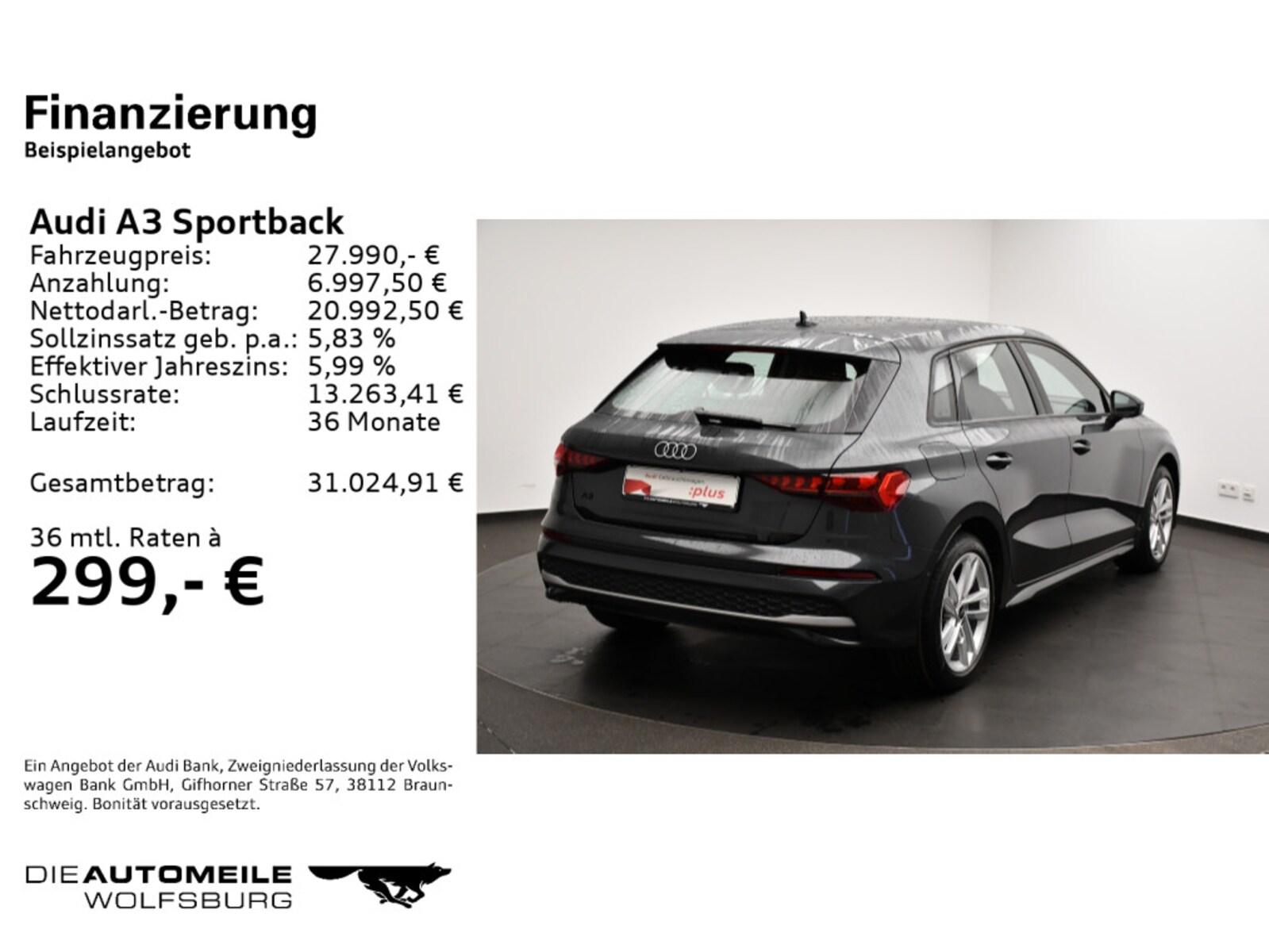 Audi A3 Sportback – Bild 2