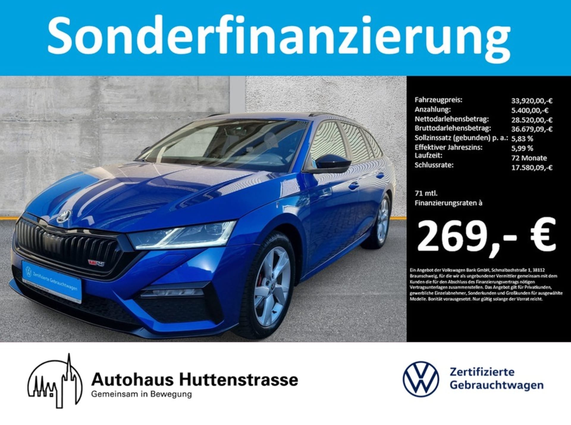 Skoda Octavia Combi RS
