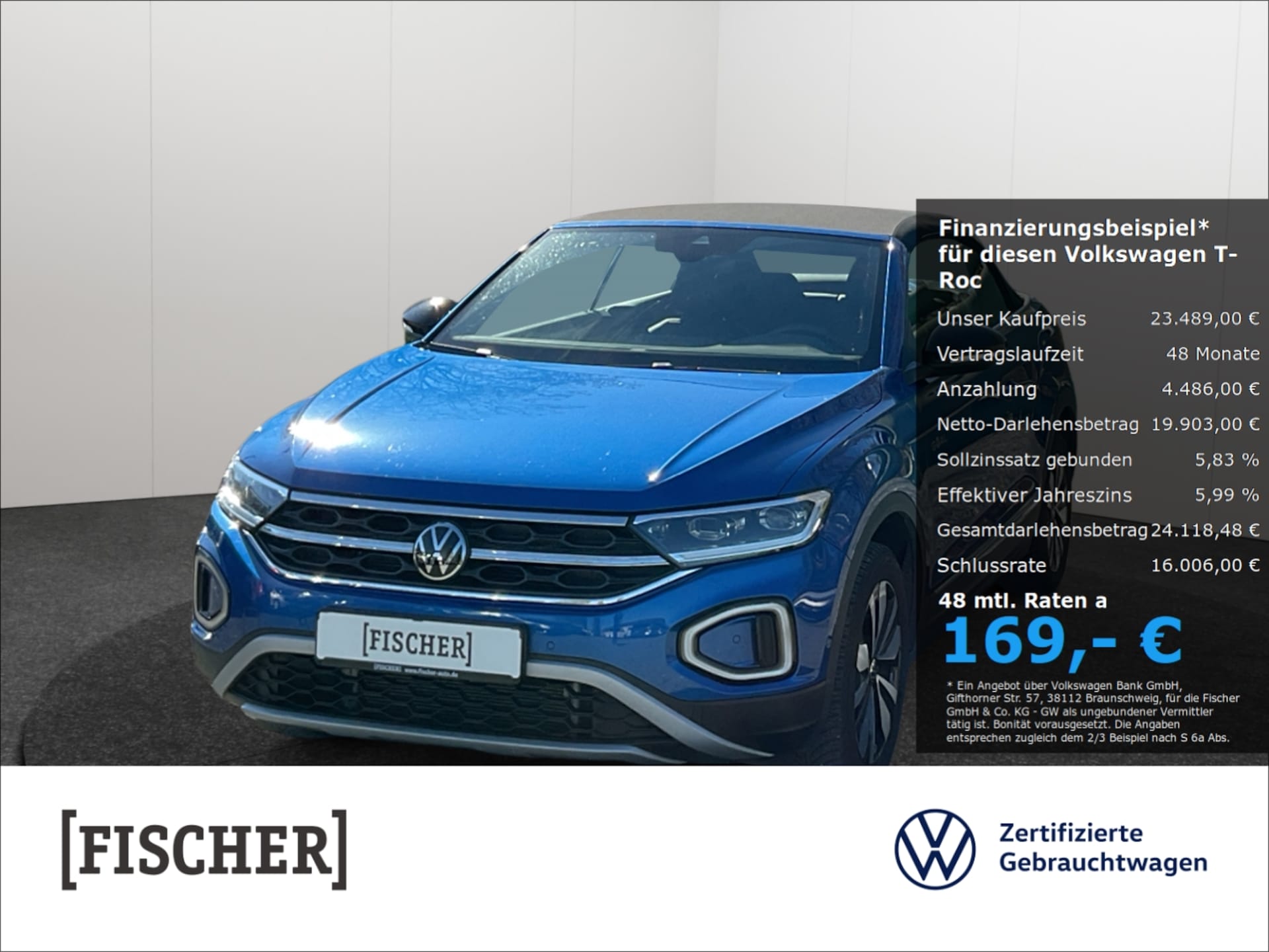 Volkswagen T-Roc Cabriolet Style