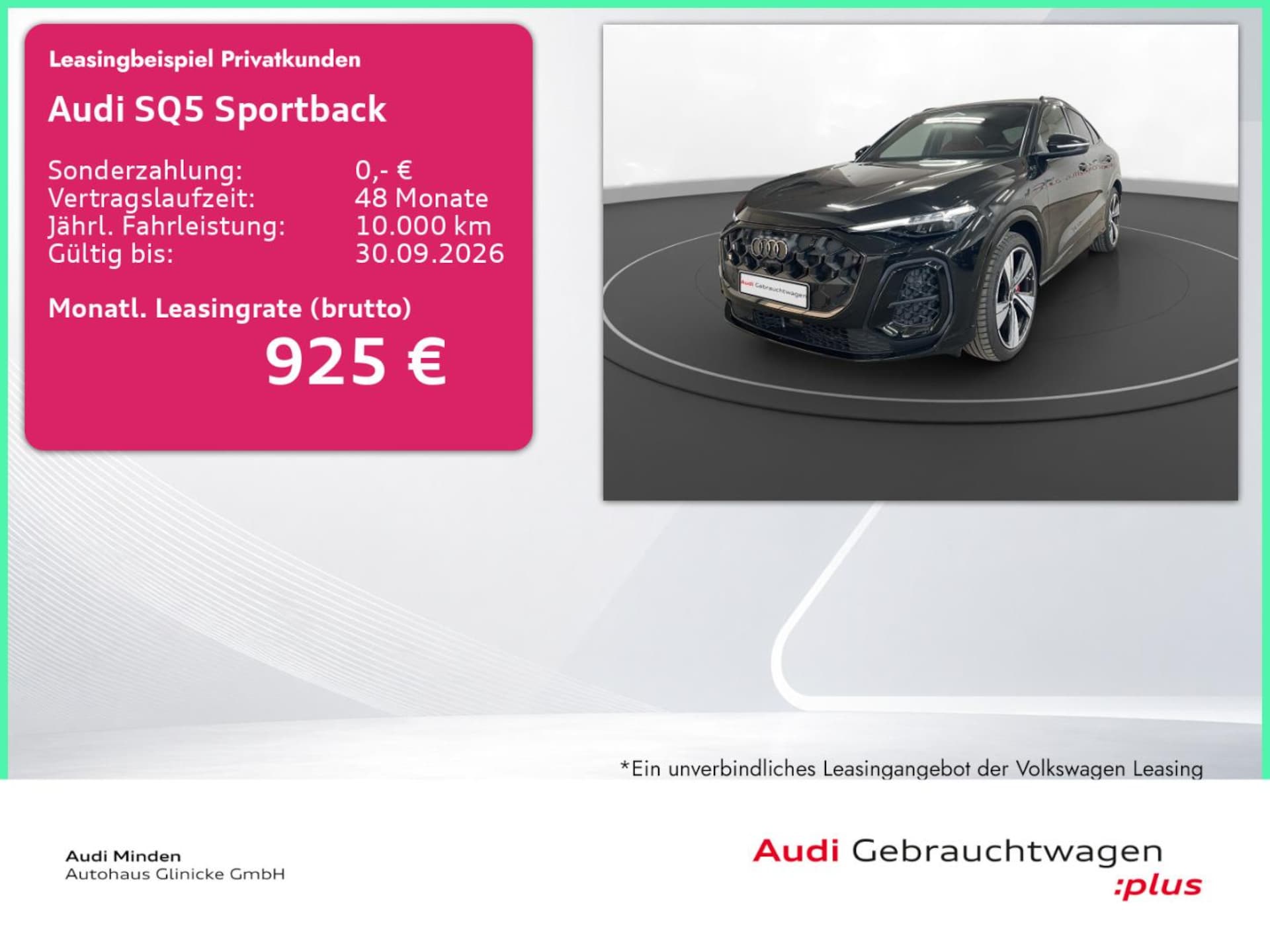 Audi SQ5 Sportback edition one