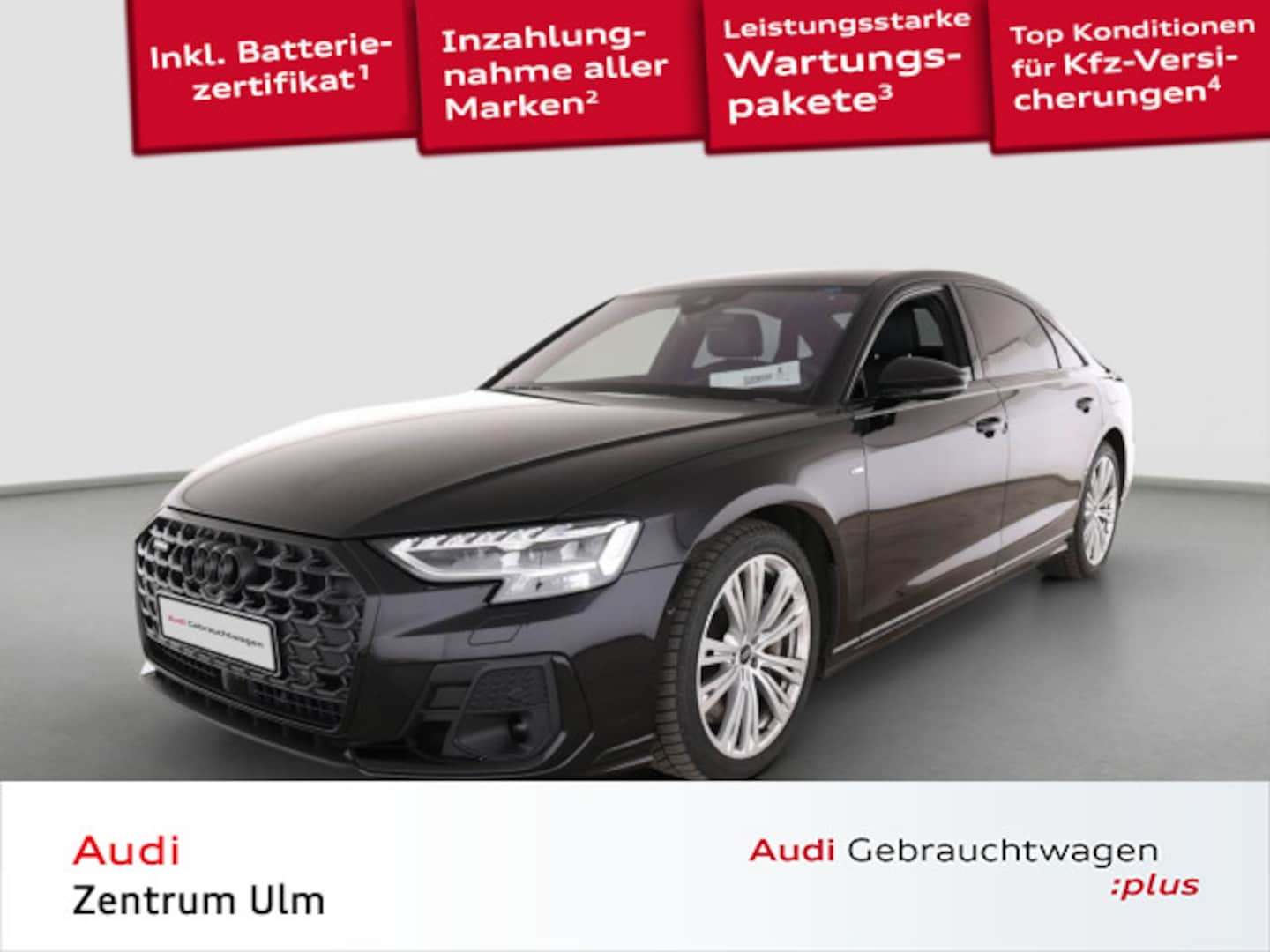 Bild über Audi A8 L TFSI e 60 TFSI e quattro tiptronic - für weitere Informationen kontaktieren Sie den Audi Partner