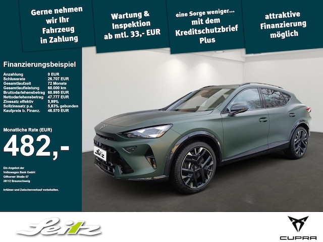 CUPRA Formentor VZ 2.0 TSI 4Drive Navi. Rückfahrkamera. Allradantrieb (5561_LI)