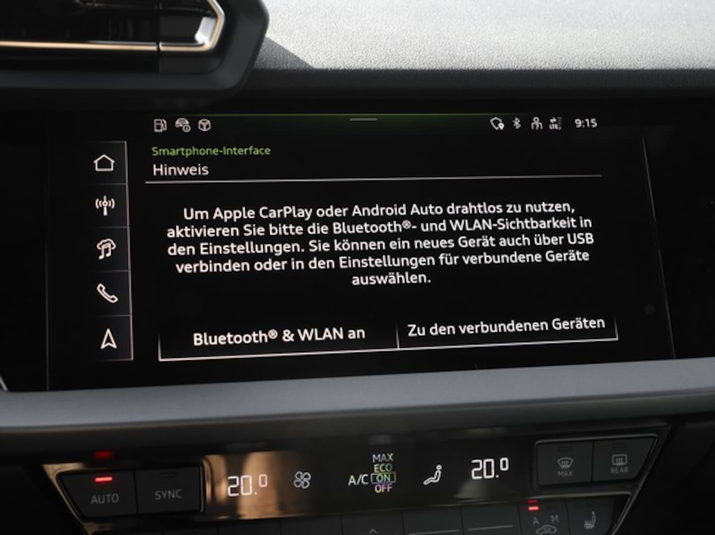 Bild über Audi A3 Sportback S line 35 TFSI S tronic - für weitere Informationen kontaktieren Sie den Audi Partner