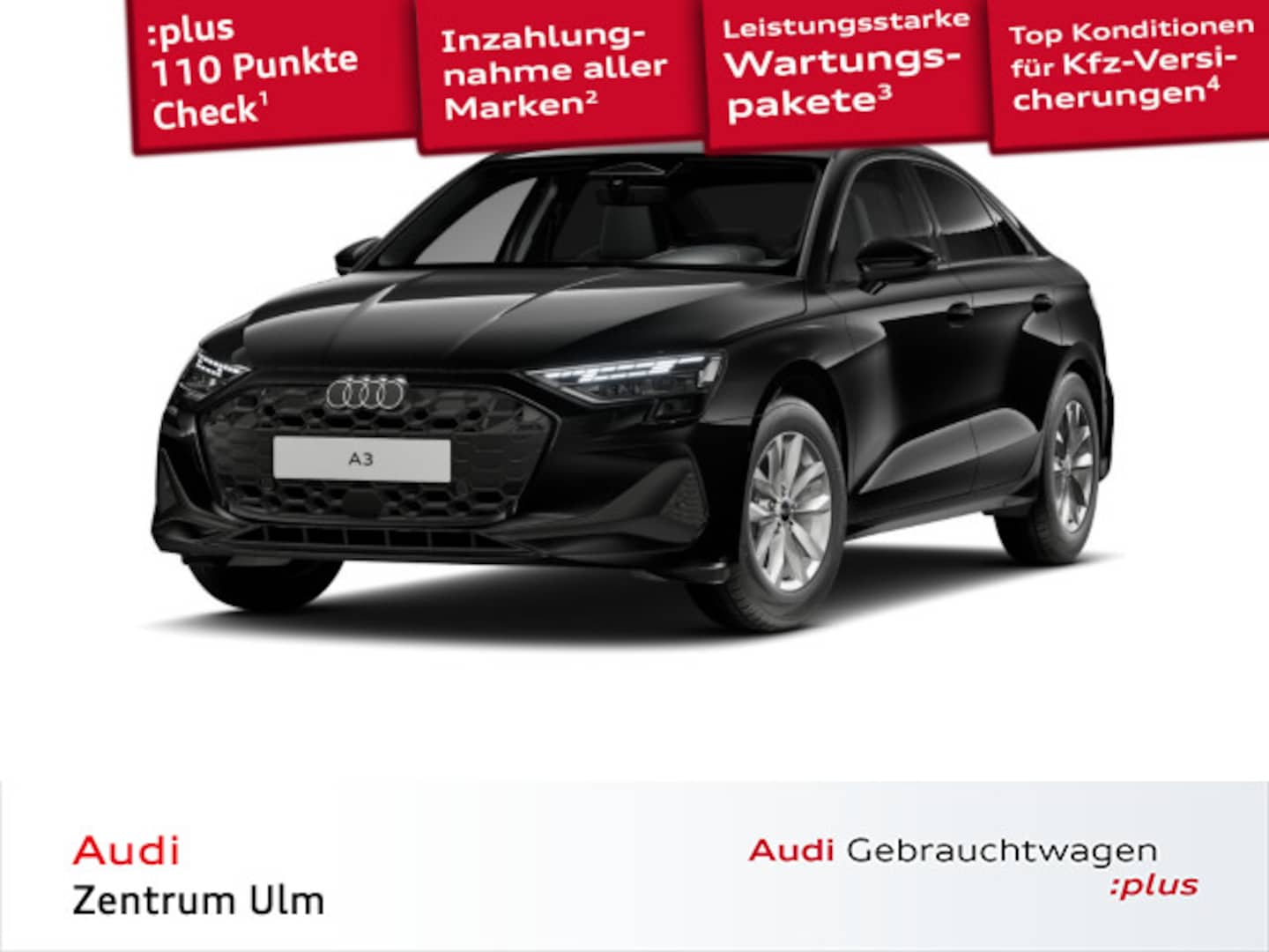 Bild über Audi A3 Limousine TFSI 85 kW S tronic - für weitere Informationen kontaktieren Sie den Audi Partner